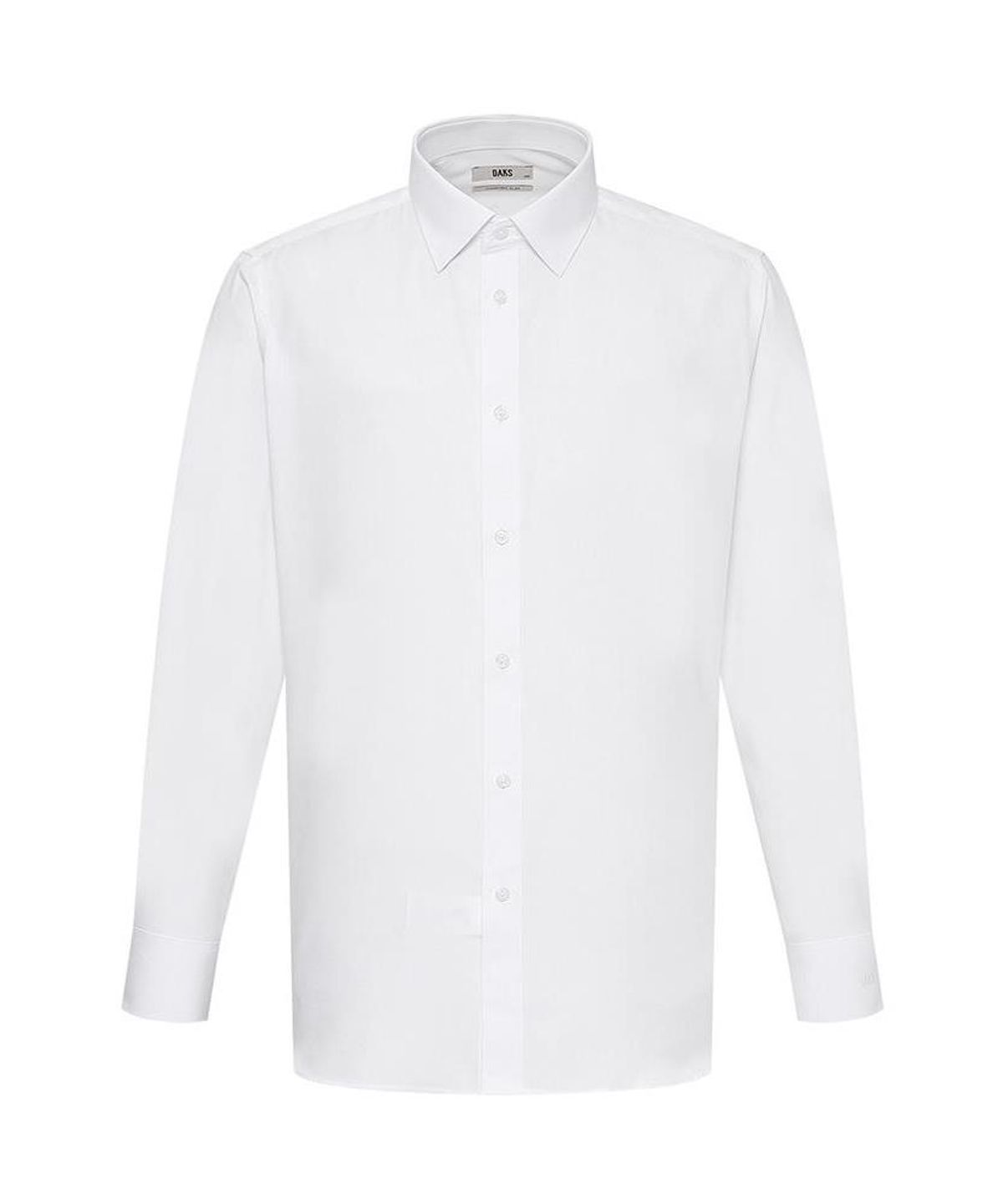 닥스셔츠(DAKS SHIRTS) 노케어 레이온혼방 솔리드 셔츠 컴포트슬림핏 화이트_DMA1SHDL203A1