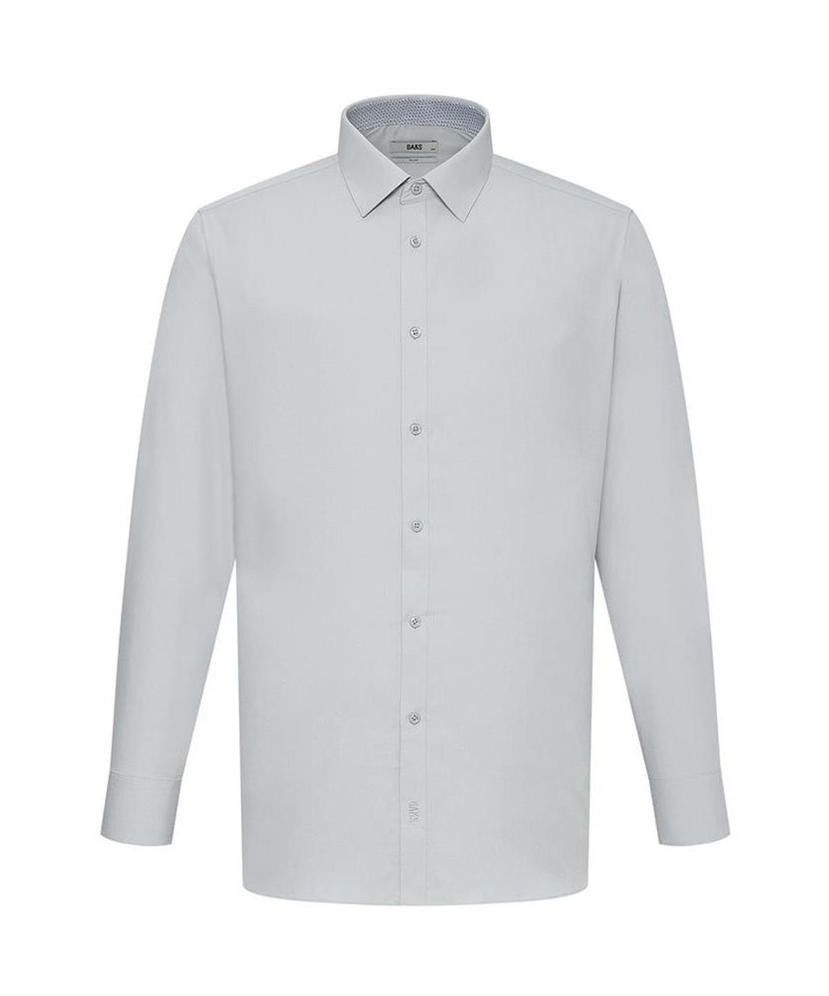 닥스셔츠(DAKS SHIRTS) 노케어 레이온혼방 솔리드 셔츠 슬림핏 그레이_DMA1SHDL303G1