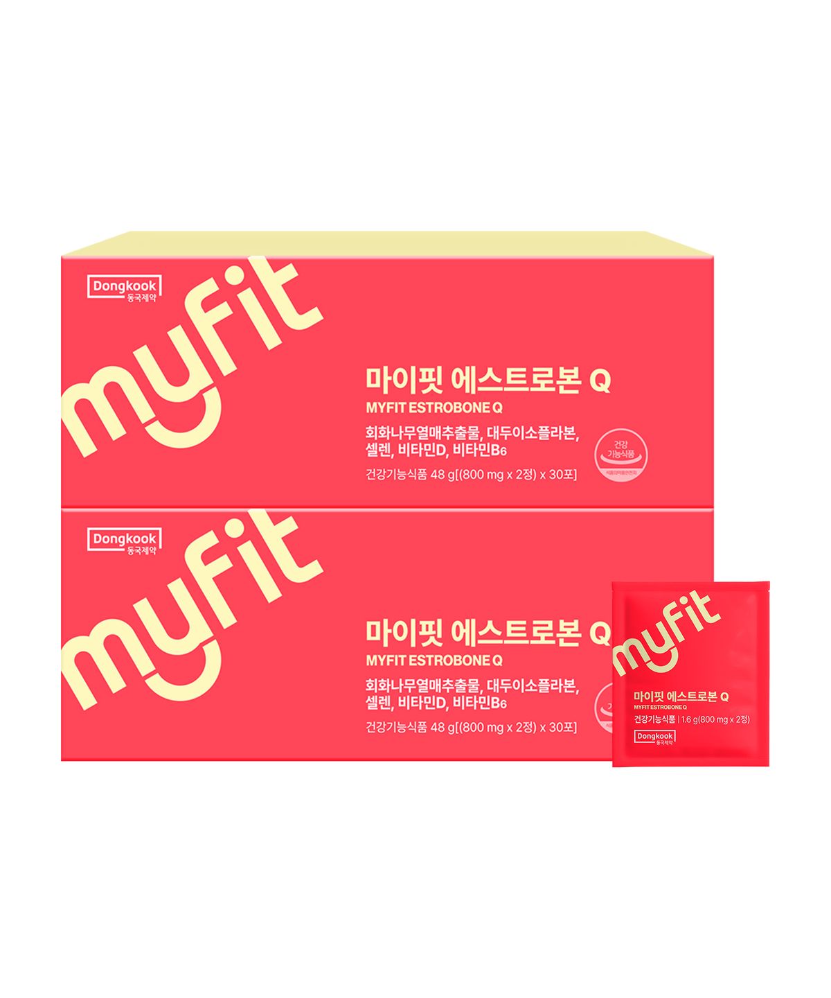 마이핏(MYFIT) 동국제약 에스트로본 Q 여성 갱년기 영양제 60정 2박스