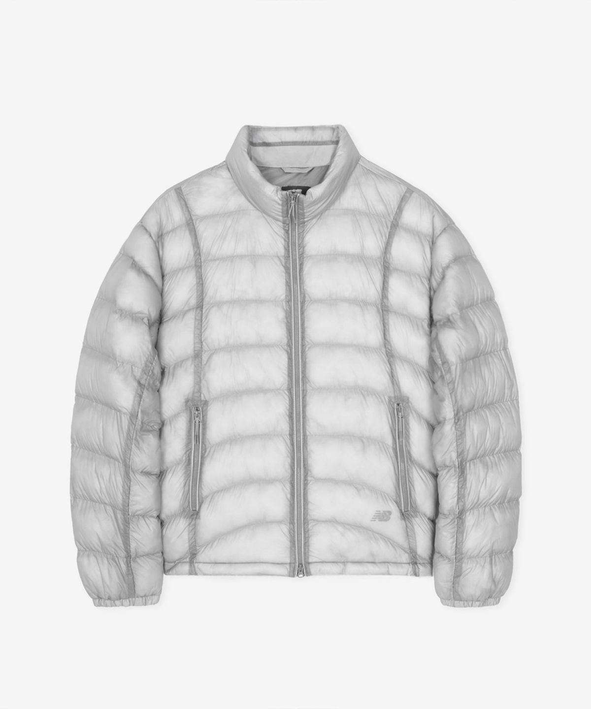 뉴발란스(NEW BALANCE) NBNQG41903 / UNI 플라잉77 슈퍼라이트 스텐드넥 경량 패딩 자켓 (L/GRAY)