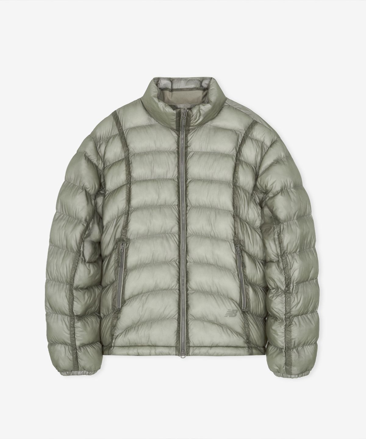 뉴발란스(NEW BALANCE) NBNQG41903 / UNI 플라잉77 슈퍼라이트 스텐드넥 경량 패딩 자켓 (TAUPE)