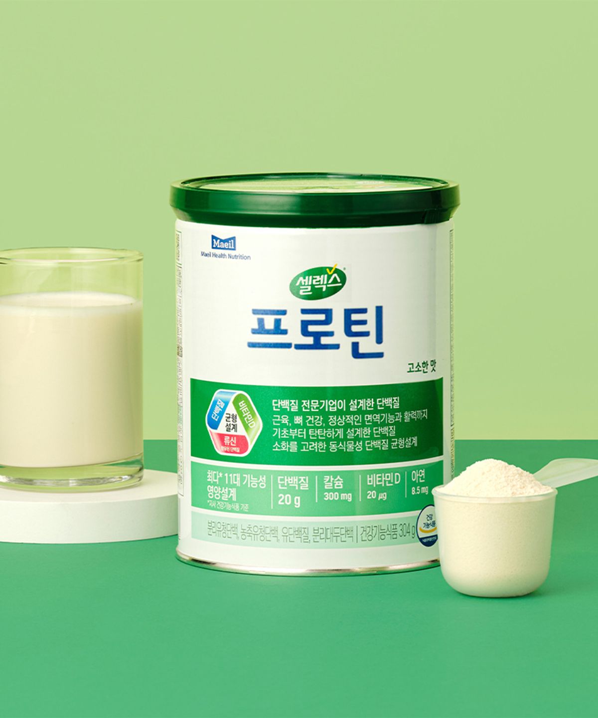 셀렉스(SELEX) 프로틴 고소한맛 304g 1캔