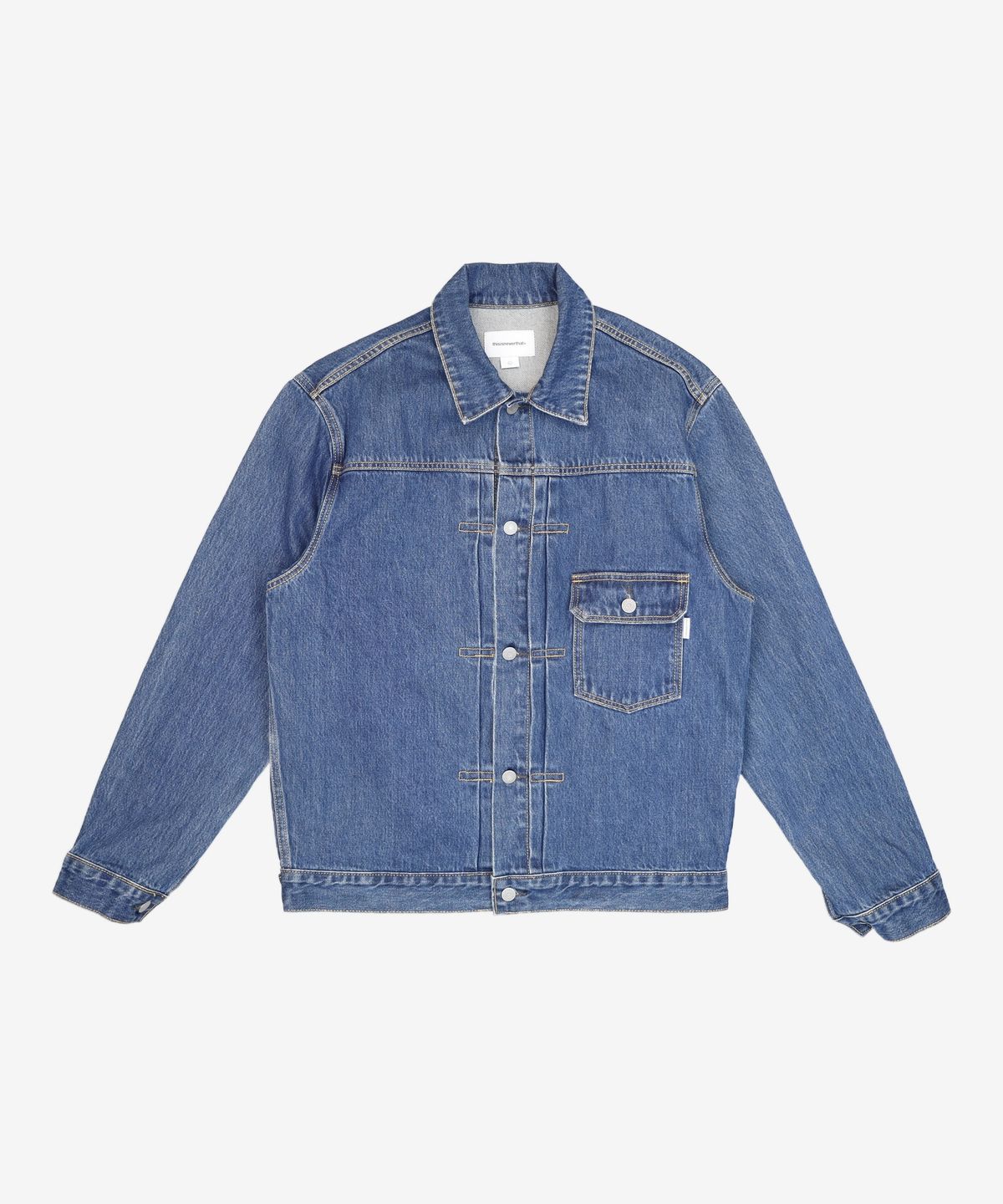 디스이즈네버댓(THISISNEVERTHAT) Denim Trucker Jacket Blue L