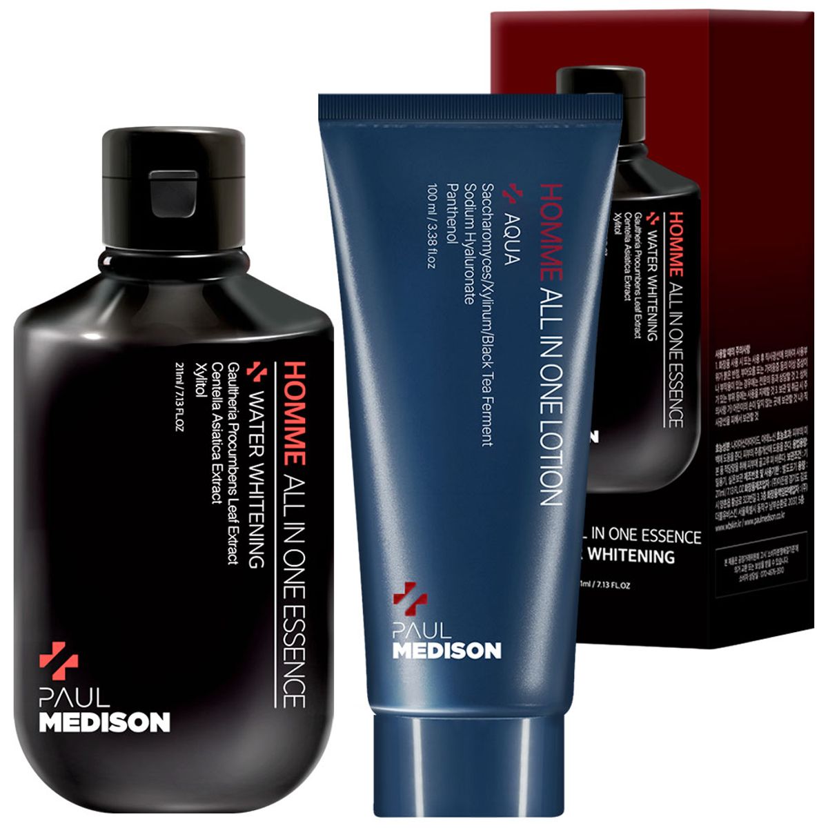폴 메디슨(PAULMEDISON) 옴므 올인원 에센스 211ml + 옴므 아쿠아 로션 100ml 1개