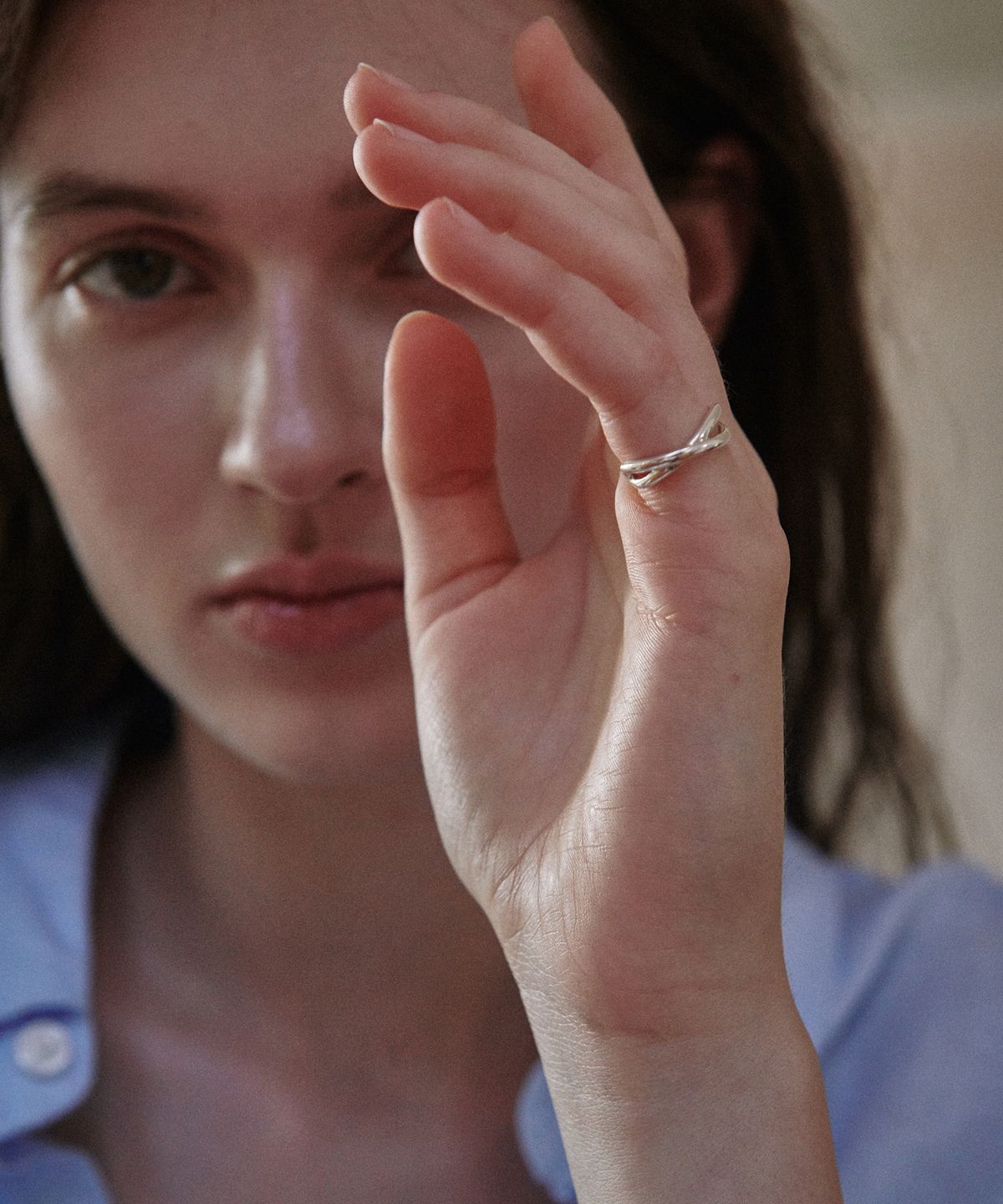 베흐트(VERTE) [925 silver] Cinq.silver.237 / baby volute ring