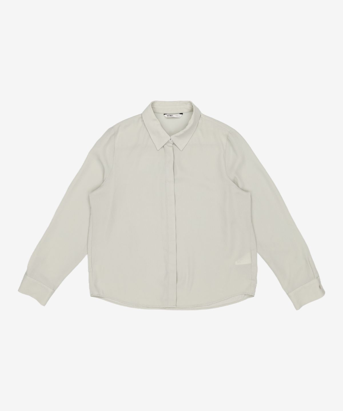 미쏘(MIXXO) 셔츠카라 블라우스 MIWBLB310B L