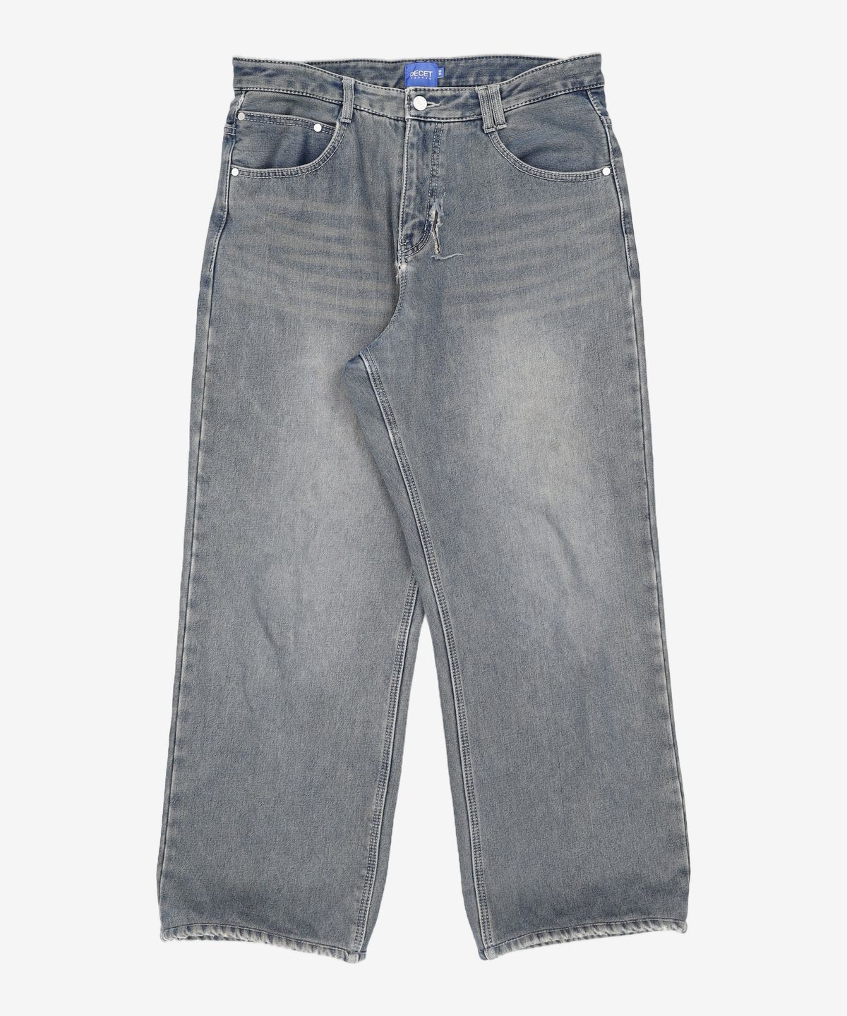 데케트(DECET) Mid Rise Wide Jeans DCPT027BlackSide 32