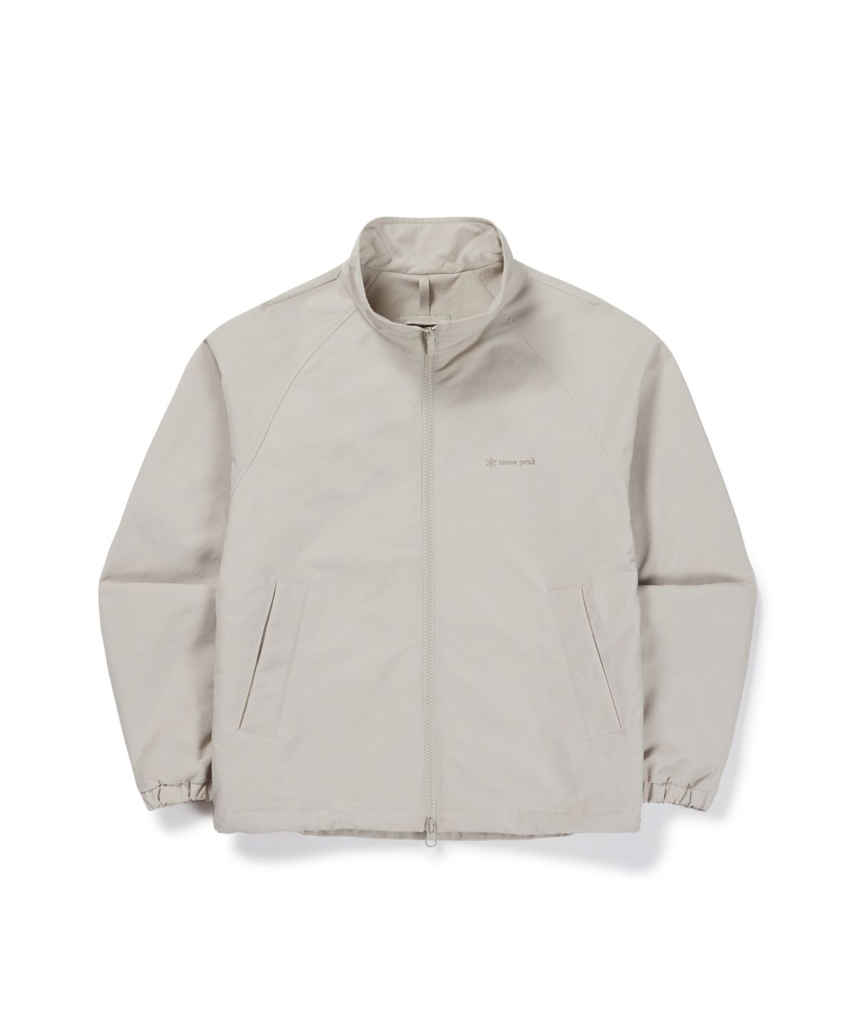 스노우피크 어패럴(SNOWPEAK APPAREL) 캠프 드라이 여성 스탠드넥 바람막이 (S26FWFWB63) Light Beige