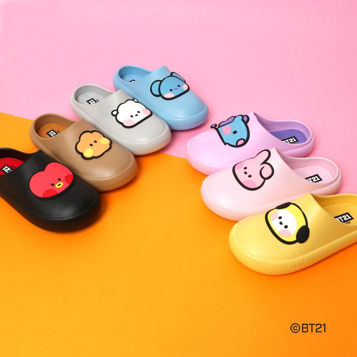 슈라모드(SLAMODE) BT21 미니니 캔디 슬리퍼 치미