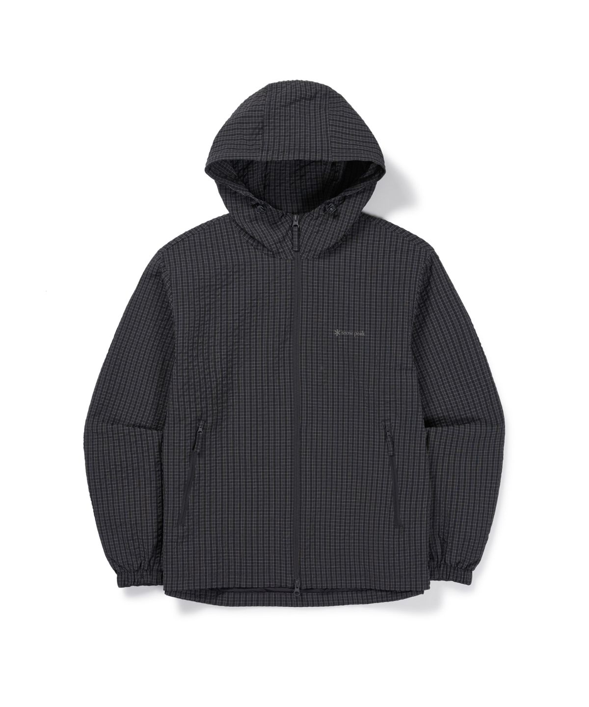 스노우피크 어패럴(SNOWPEAK APPAREL) 체크 시어서커 자켓 (S26FMFJK08) Dark Charcoal