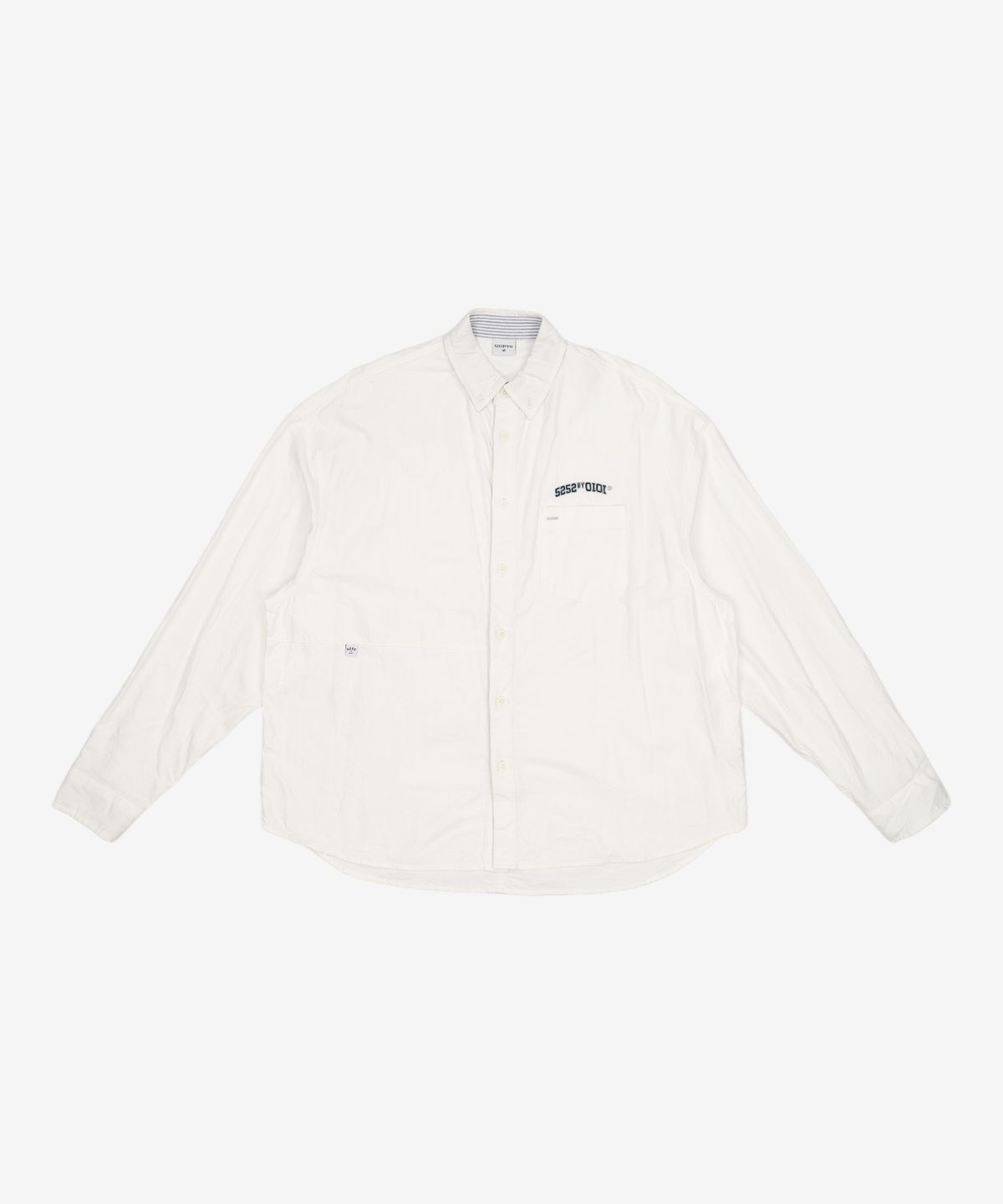 오아이오아이 컬렉션(OIOI COLLECTION) BLOCK OXFORD SHIRTS [WHITE] M