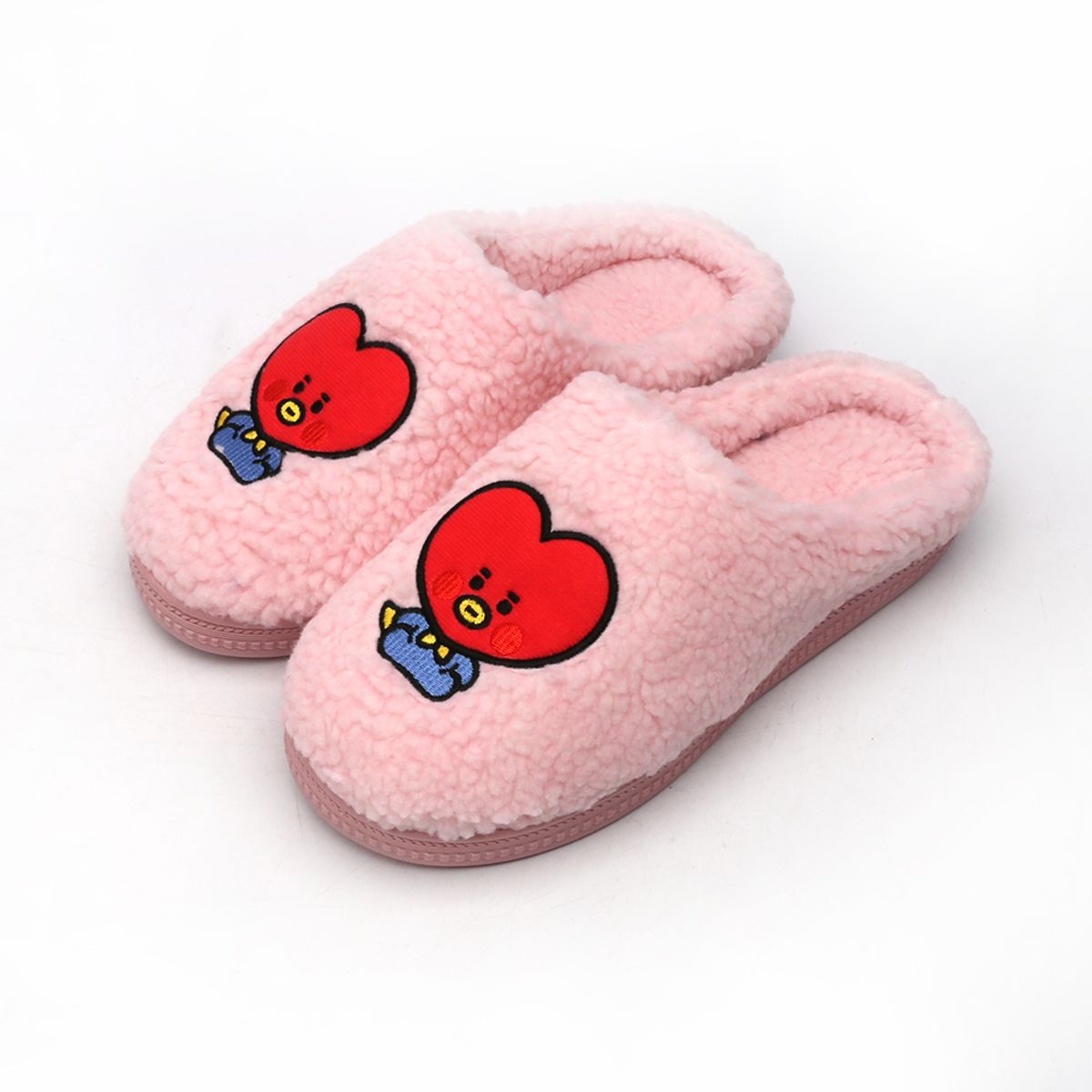 슈라모드(SLAMODE) BT21 로사 방한슬리퍼 타타