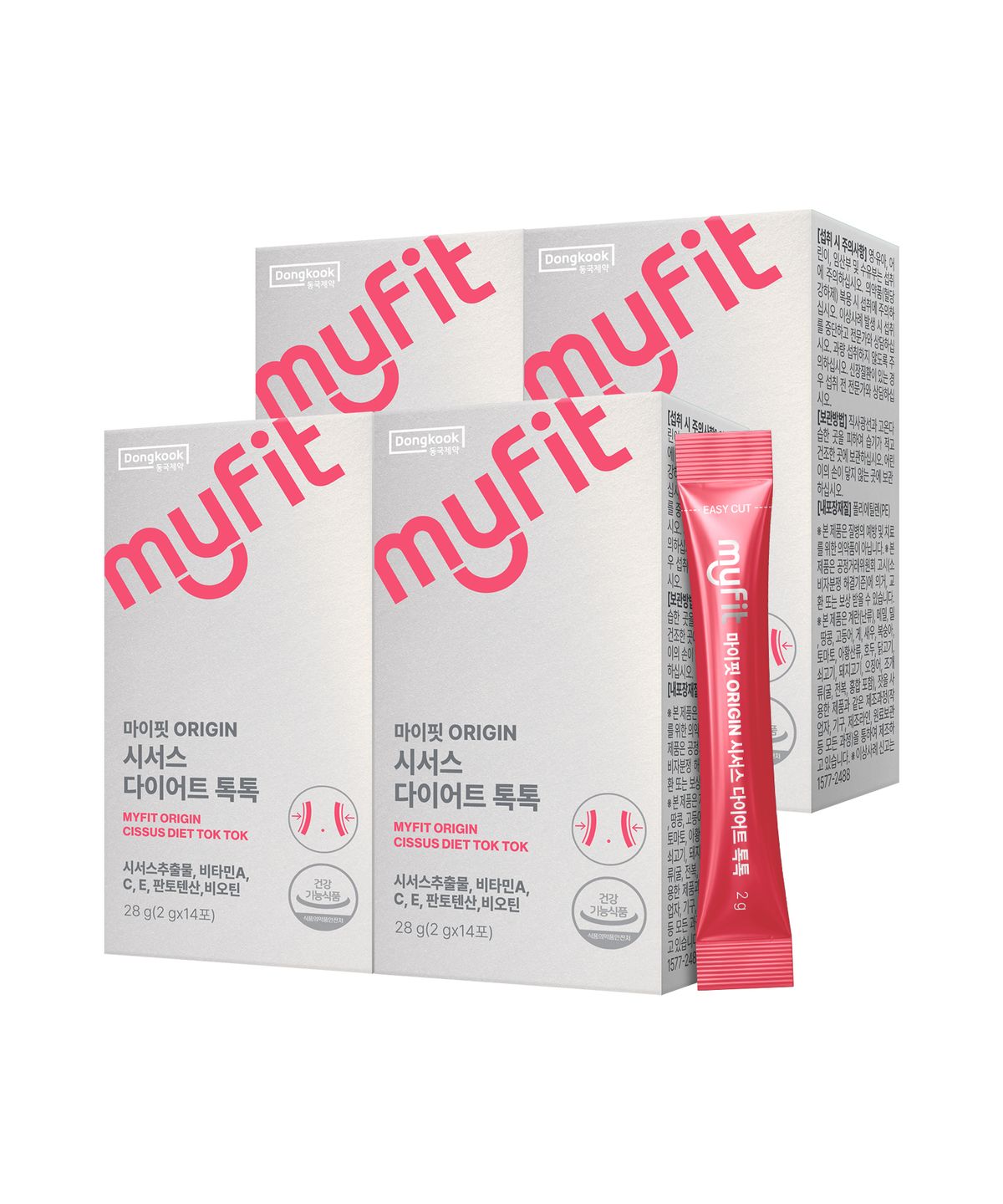 마이핏(MYFIT) 동국제약 시서스 다이어트 톡톡  분말 14포 4박스