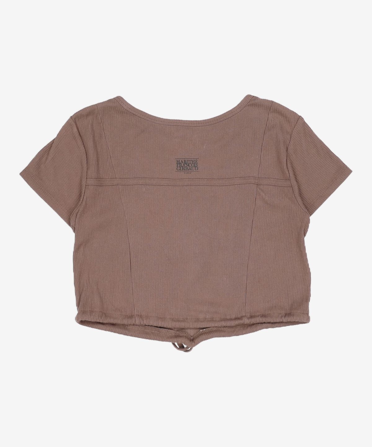 마리떼 프랑소와 저버(MARITHÉ + FRANҪOIS GIRBAUD) W BOAT NECK HALF SLEEVE TEE orange S