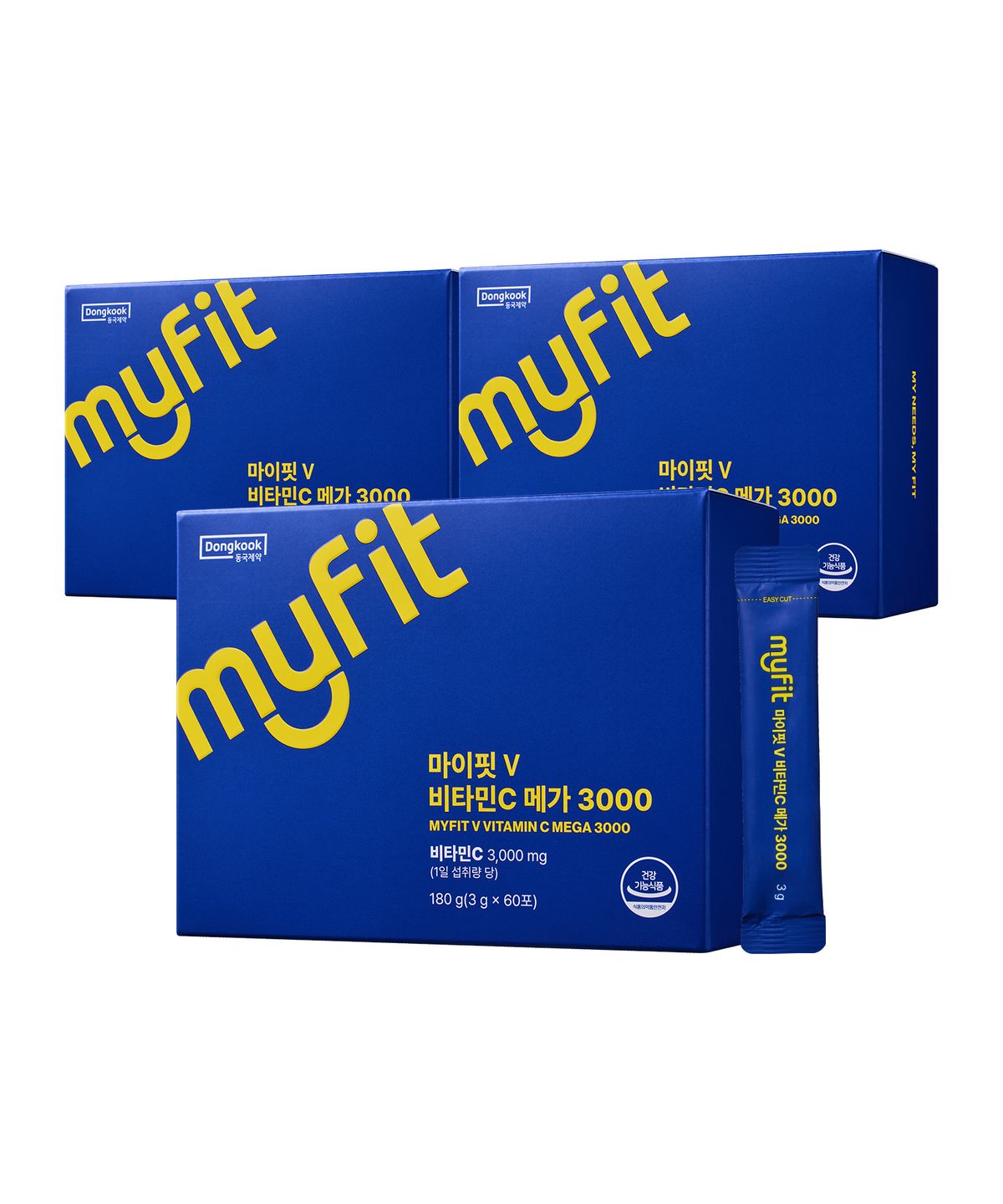 마이핏(MYFIT) 동국제약 비타민C 메가 3000 60개입 3박스