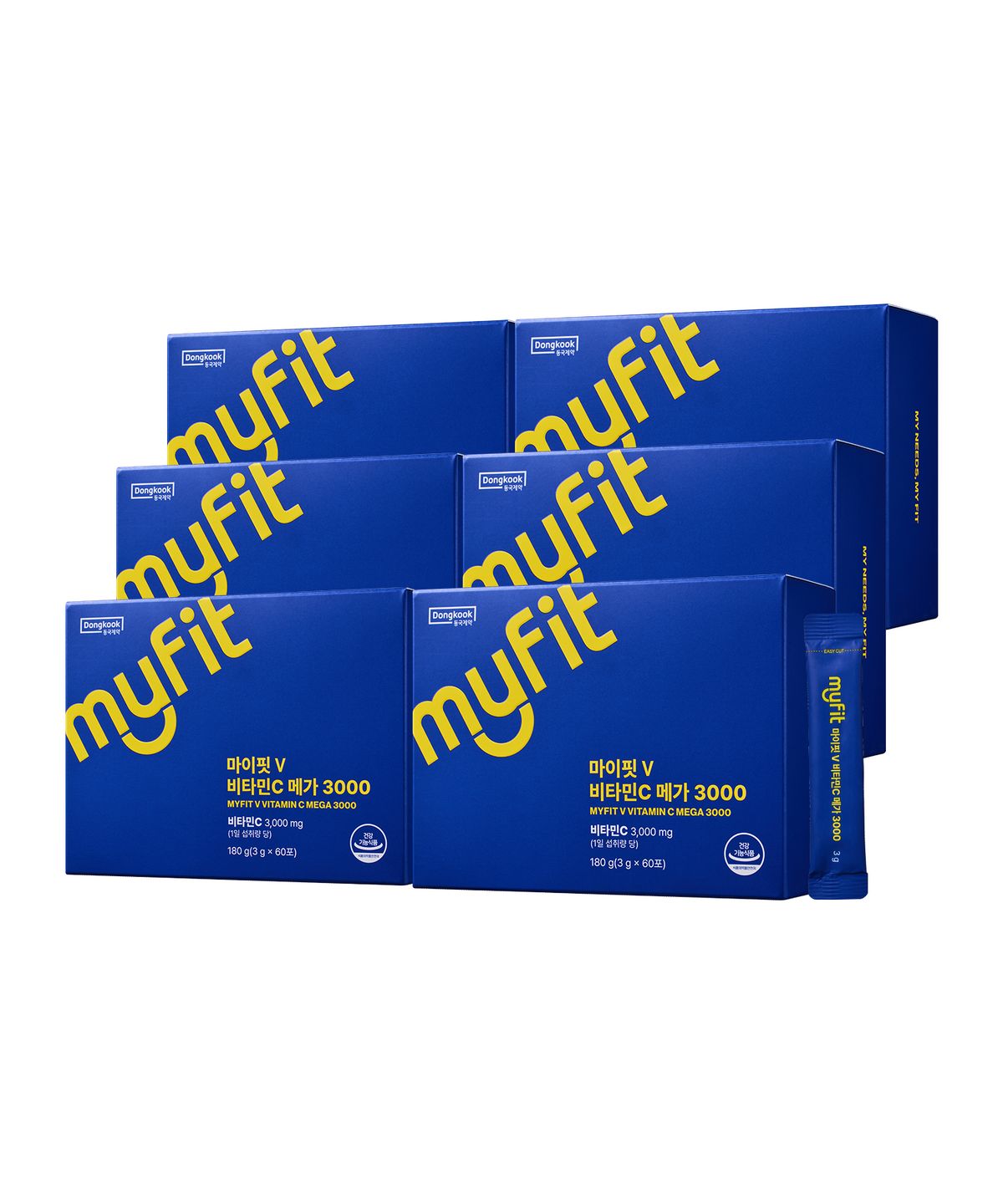 마이핏(MYFIT) 동국제약 비타민C 메가 3000 60개입 6박스