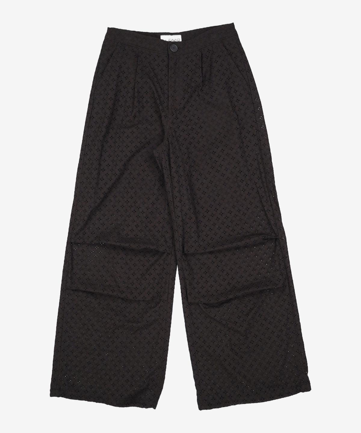 뚜오미오(TUOMIO) EYELET BELT BAG PANTS [BLACK] 1