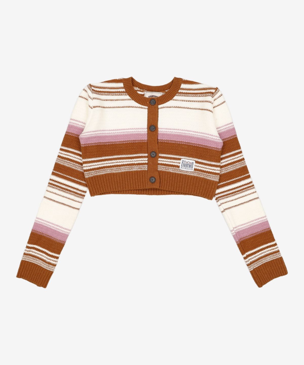 오아이오아이 컬렉션(OIOI COLLECTION) COLOR LAYERING CROP CARDIGAN [BRICK] FREE