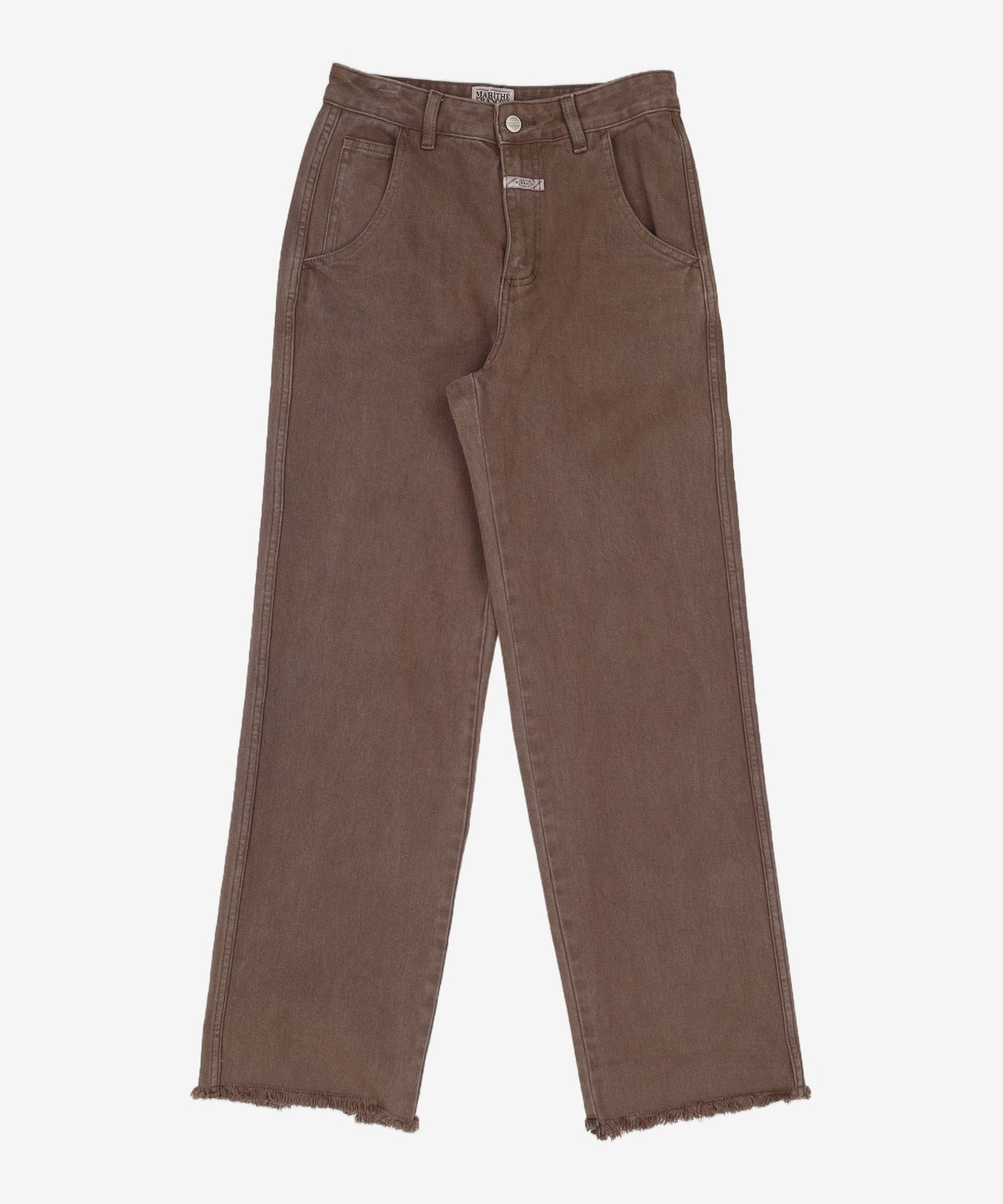 마리떼 프랑소와 저버(MARITHÉ + FRANҪOIS GIRBAUD) W COULEUR DENIM PANTS sand 25