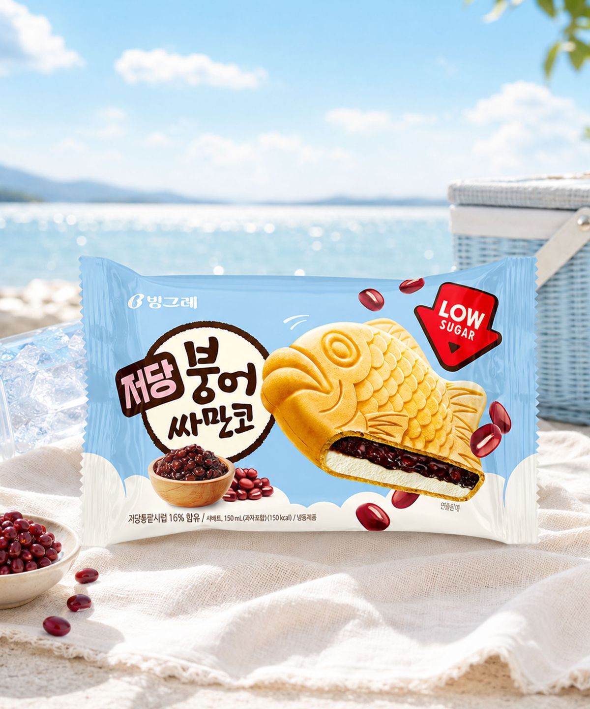 빙그레(BINGGRAE) 붕어싸만코 24개  저당 아이스크림