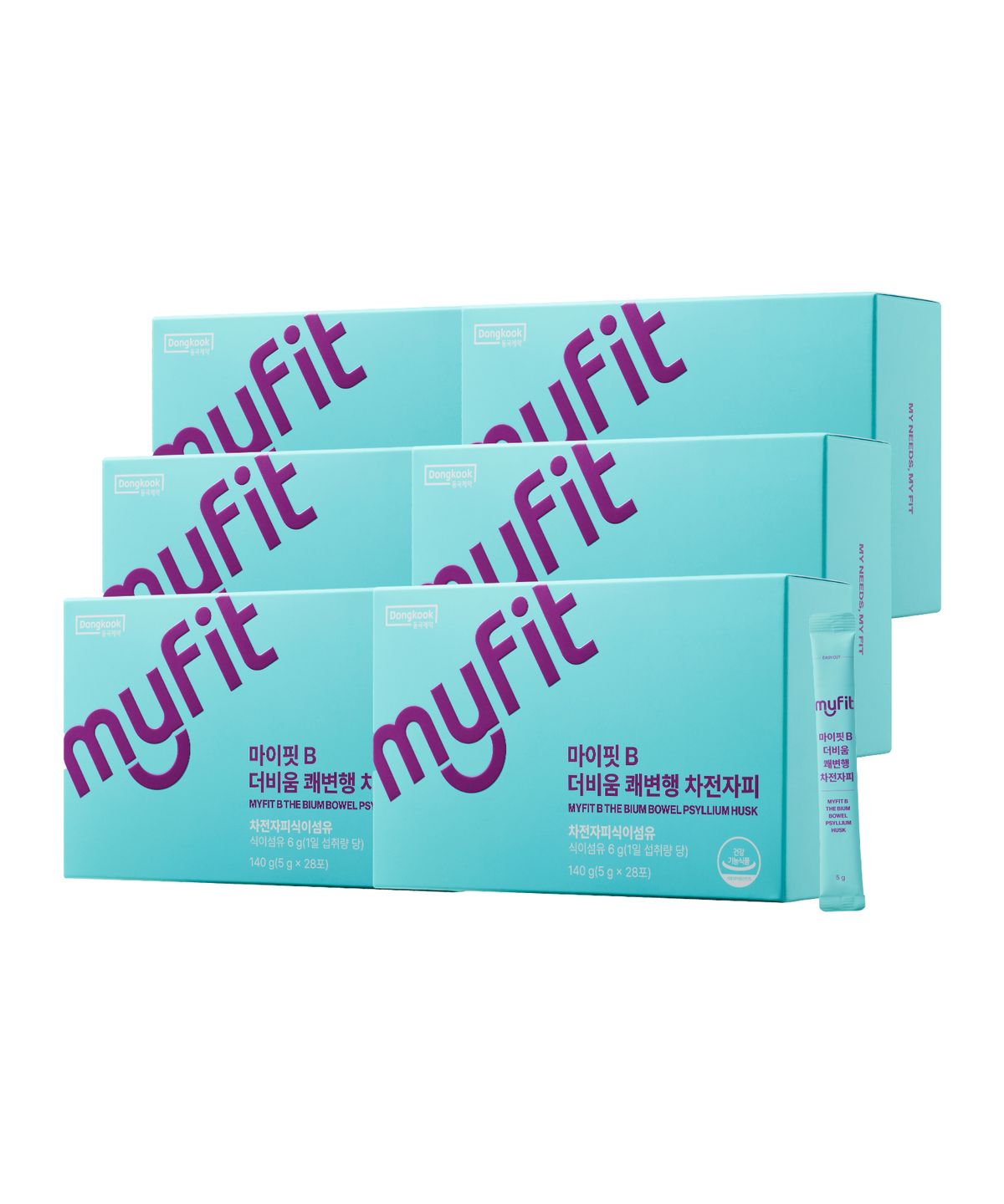 마이핏(MYFIT) 동국제약 더비움 쾌변행 차전자피 28개입 6박스