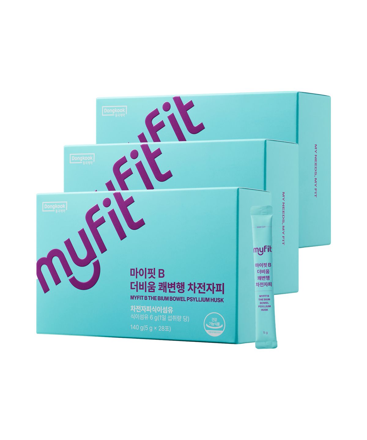 마이핏(MYFIT) 동국제약 더비움 쾌변행 차전자피 28개입 3박스