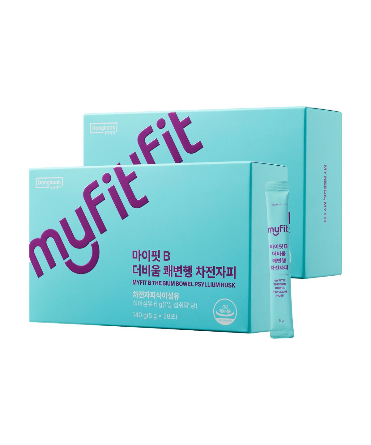 마이핏(MYFIT) 동국제약 더비움 쾌변행 차전자피 28개입 2박스