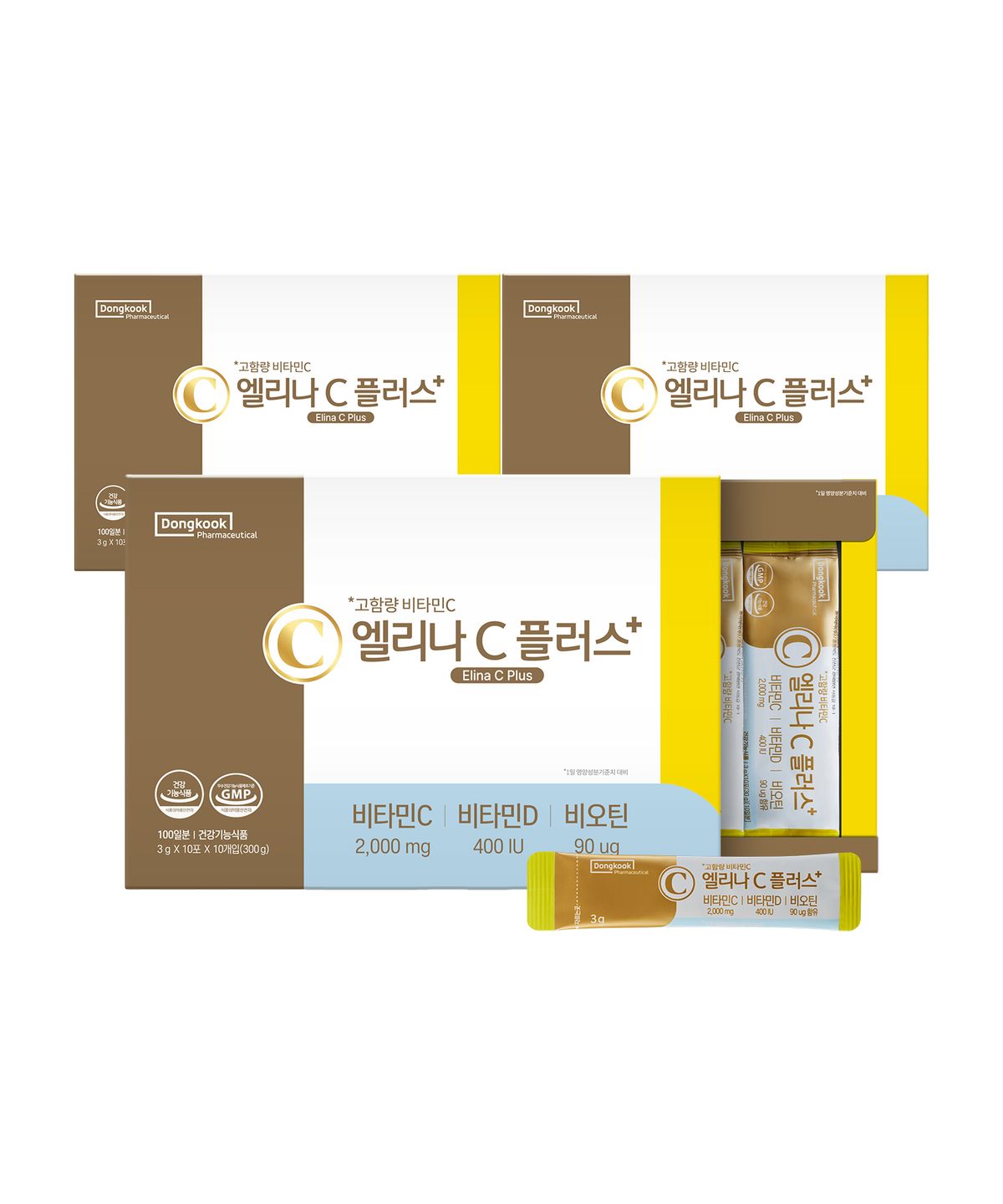 마이핏(MYFIT) 동국제약 엘리나C 플러스 100개입 3박스