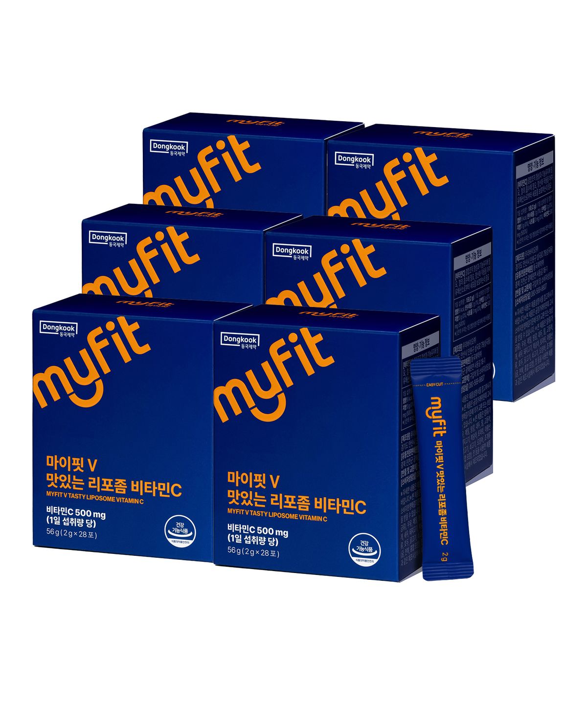 마이핏(MYFIT) 동국제약 맛있는 리포좀 비타민C 28개입 6박스