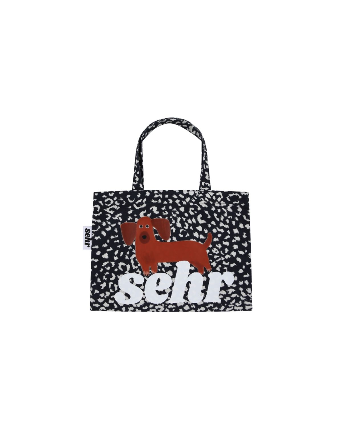 세르(SEHR) My Puppy Leopard Mini Bag (Navy)