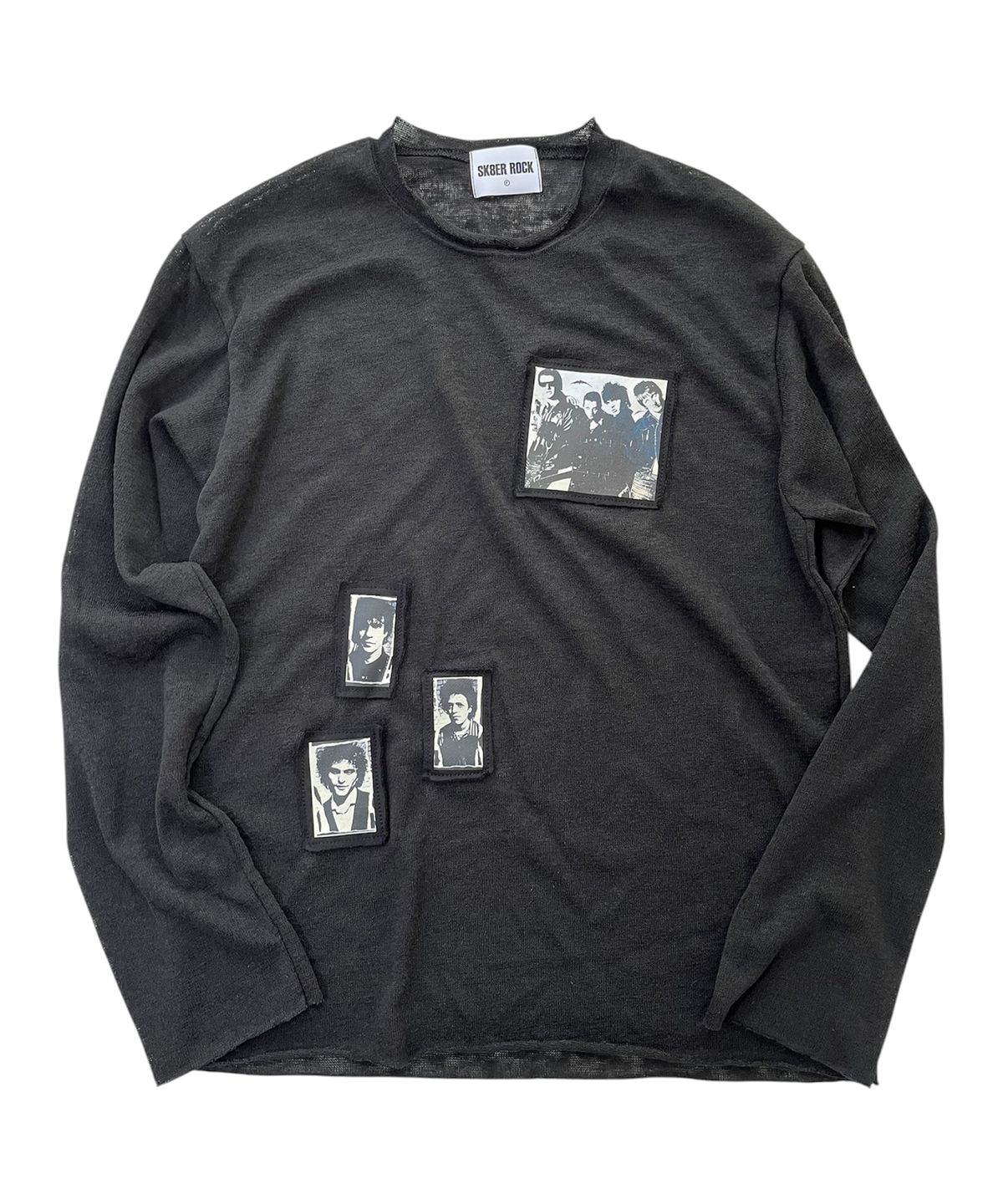 스케이터락(SK8ER ROCK) Riot Archive See-Thirough Knit (Black)
