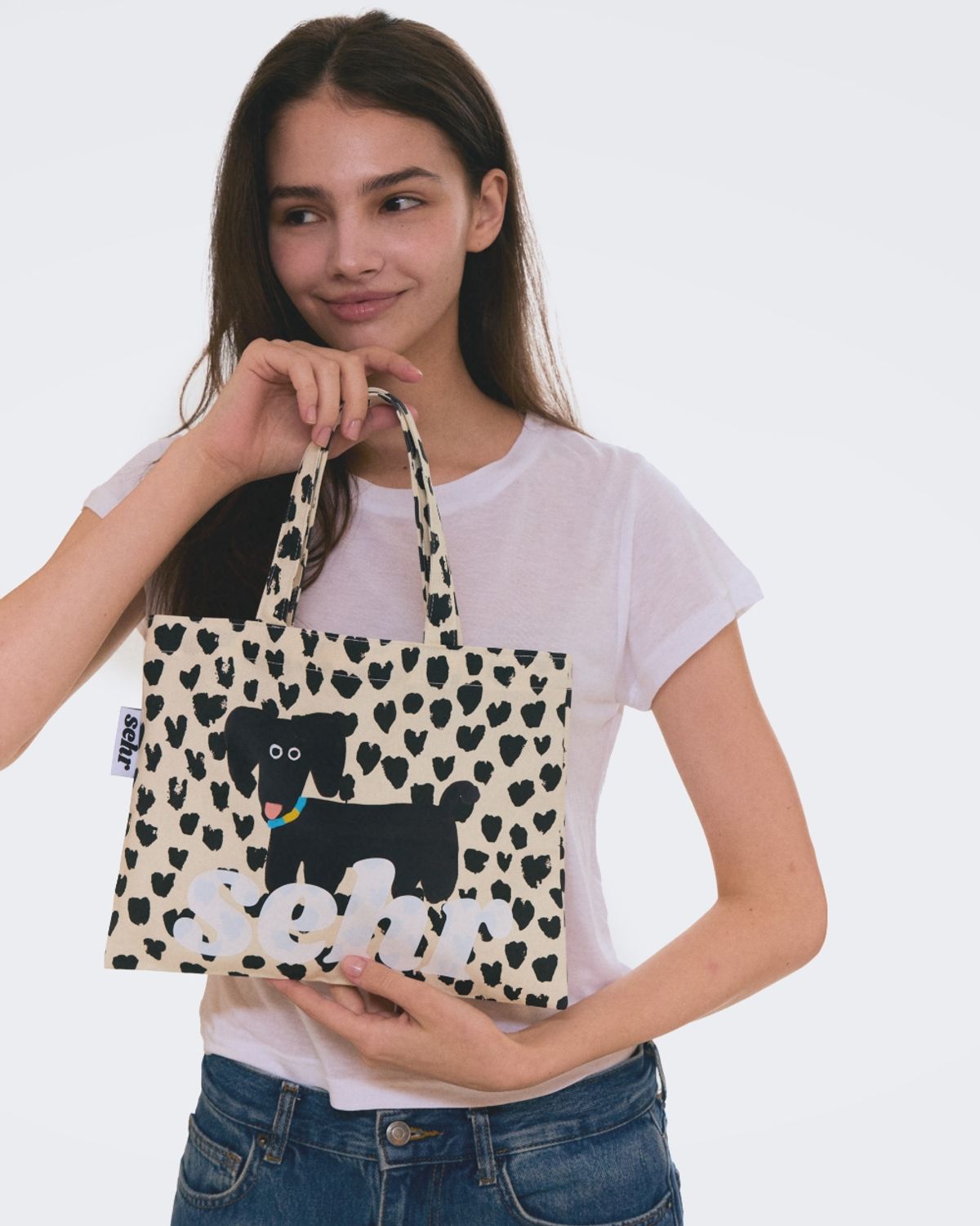 세르(SEHR) My Puppy Love Mini Bag (Ivory)