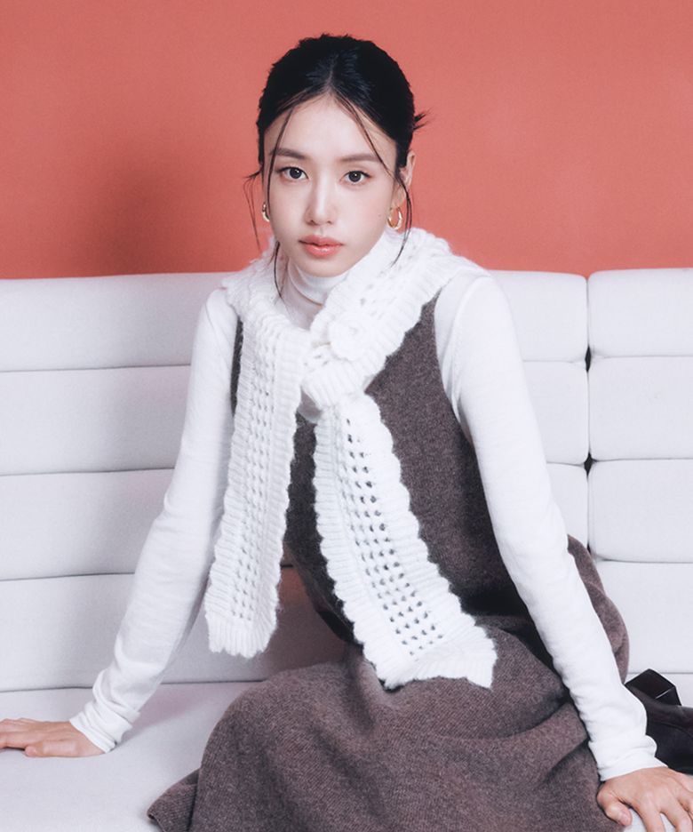 26FW 알파카 울블렌드 크로쉐 어부바