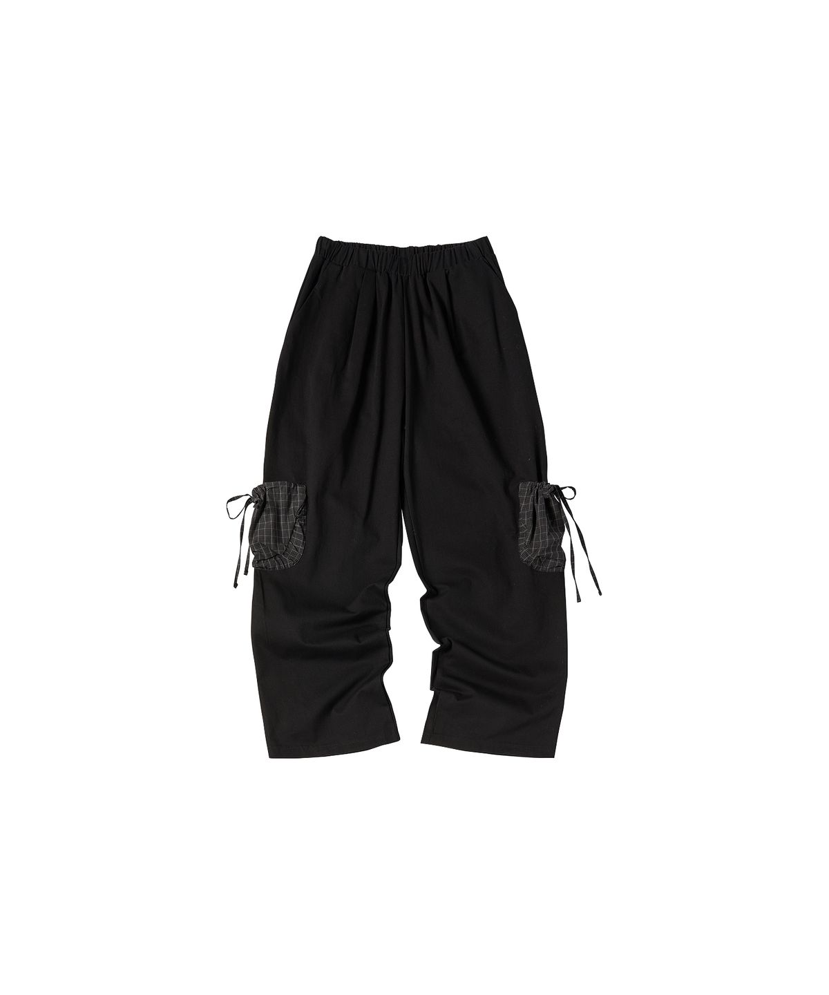 꼬모니노즈(COMONINOZ) W SIDE POCKET PANTS [BLACK]