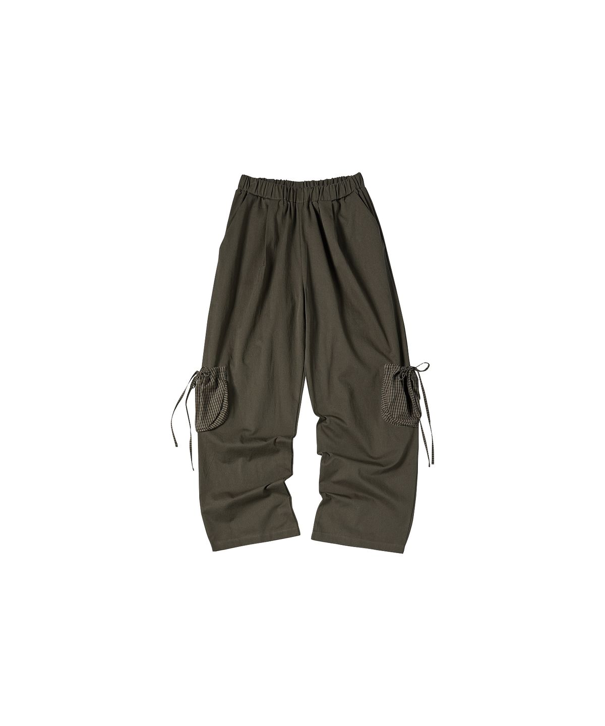 꼬모니노즈(COMONINOZ) W SIDE POCKET PANTS [BROWN]