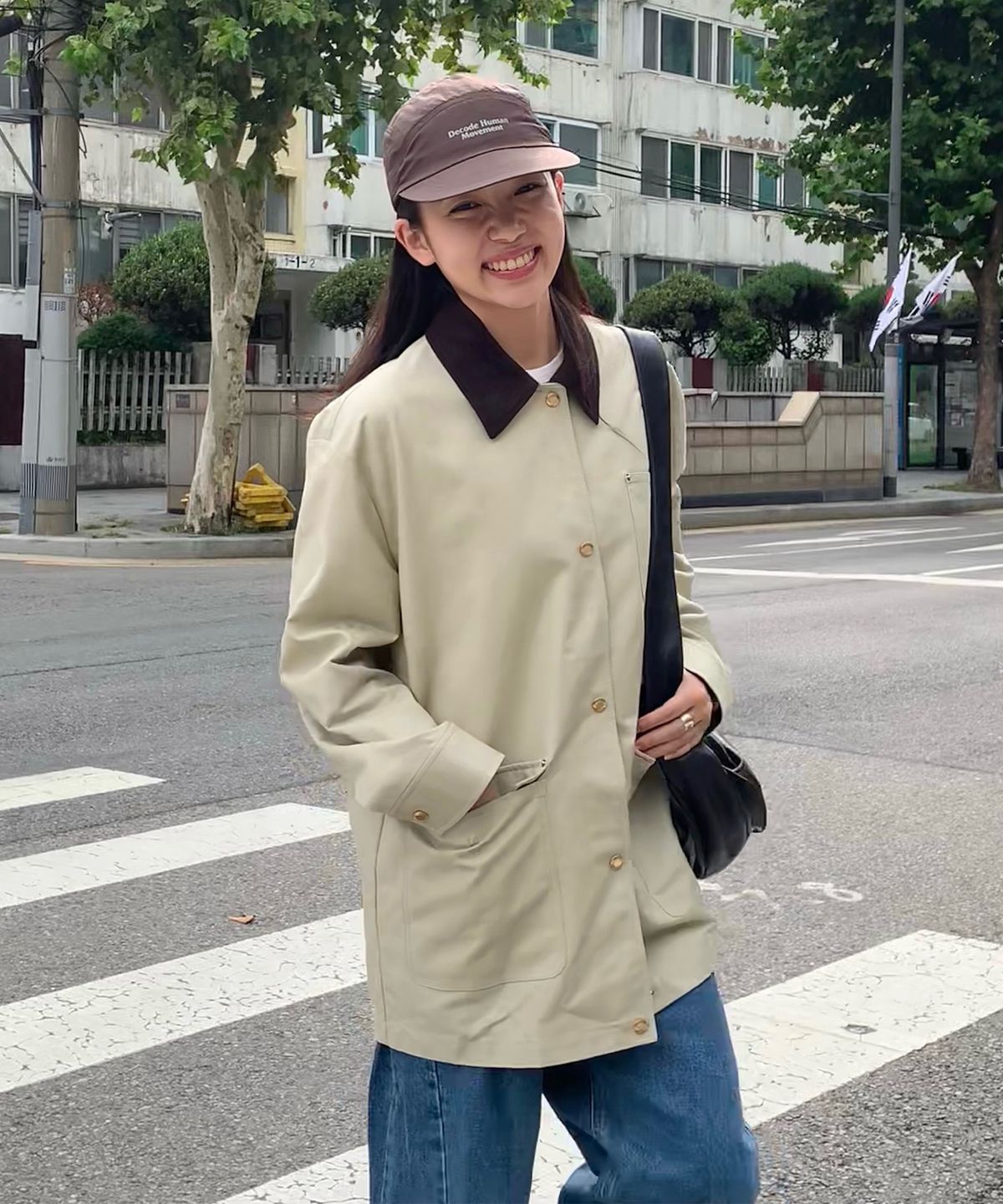 룩캐스트(LOOKAST) 어반 코듀로이 칼라 워크 재킷_베이지 / URBAN CORDUROY COLLAR WORK JACKET_BEIGE