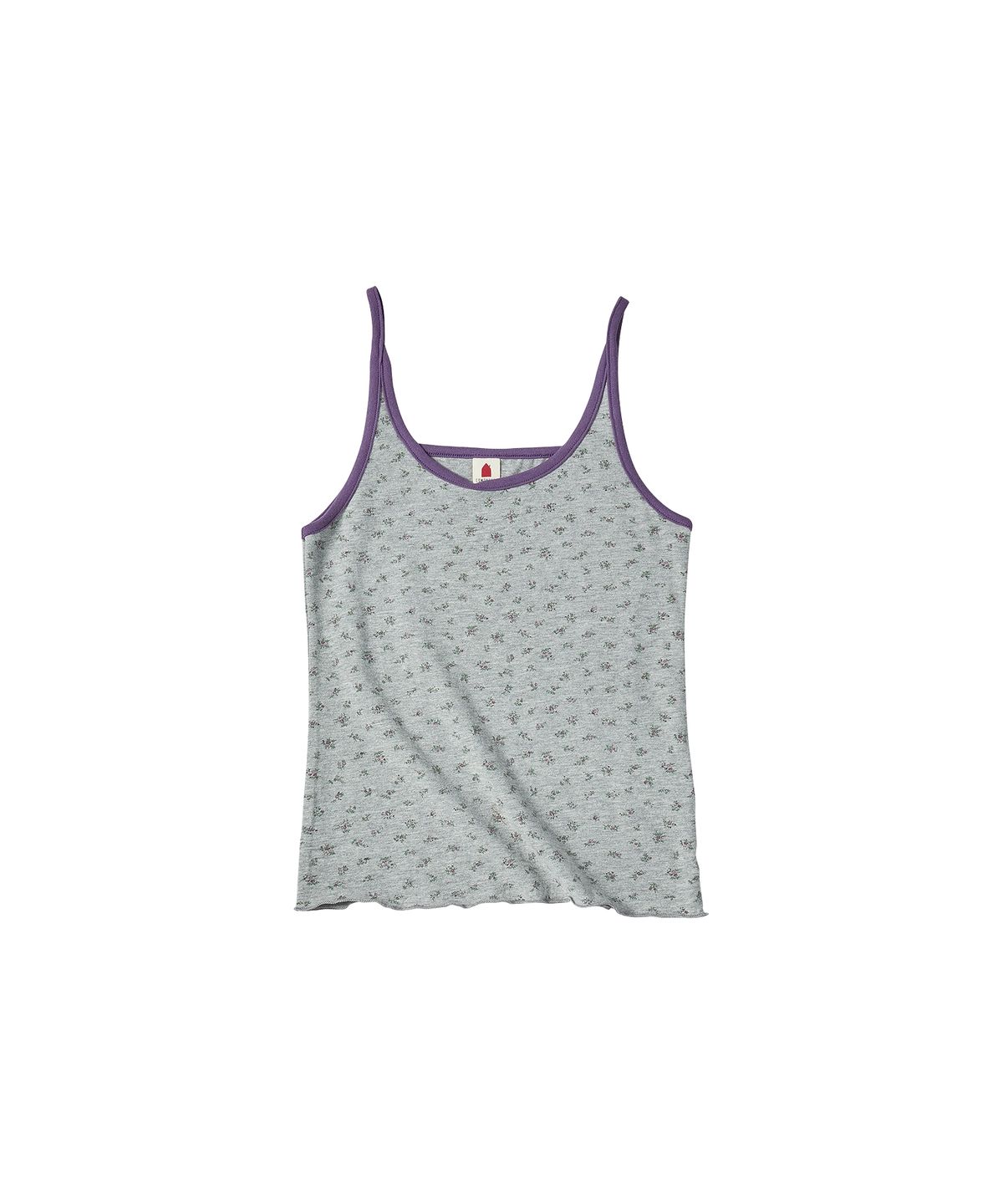 꼬모니노즈(COMONINOZ) W FLORAL PRINT SLEEVELESS [GRAY]