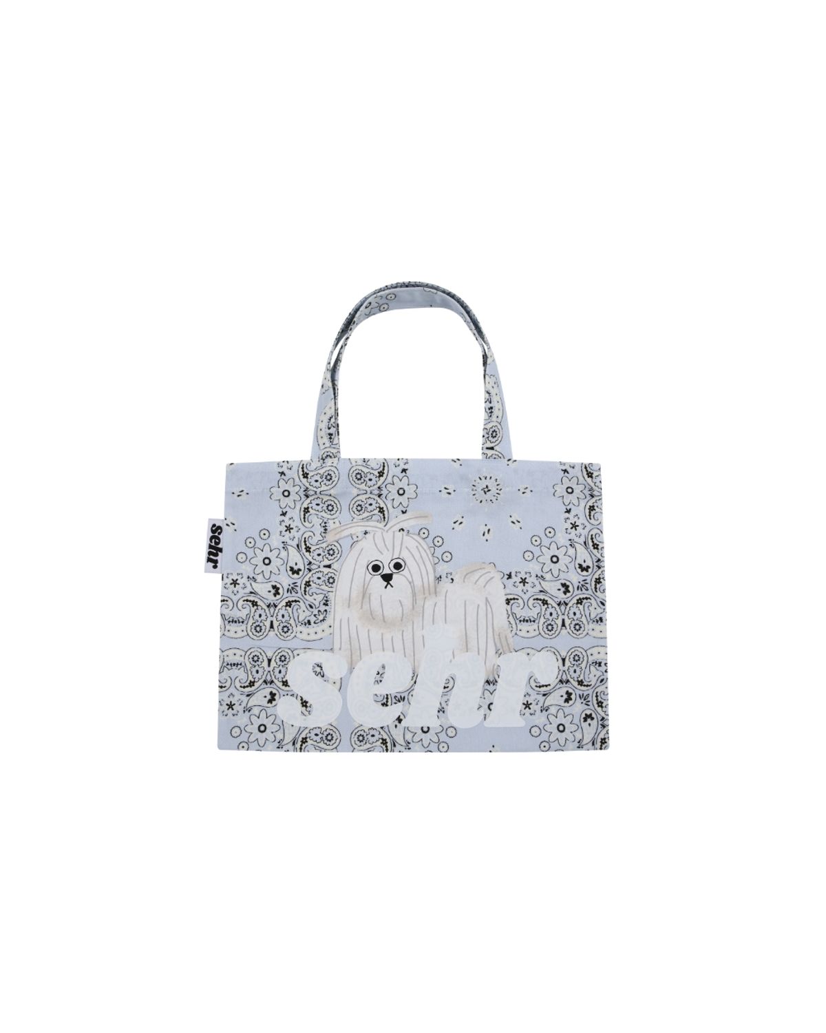 세르(SEHR) My Puppy Paisley Mini Bag (Light Blue)