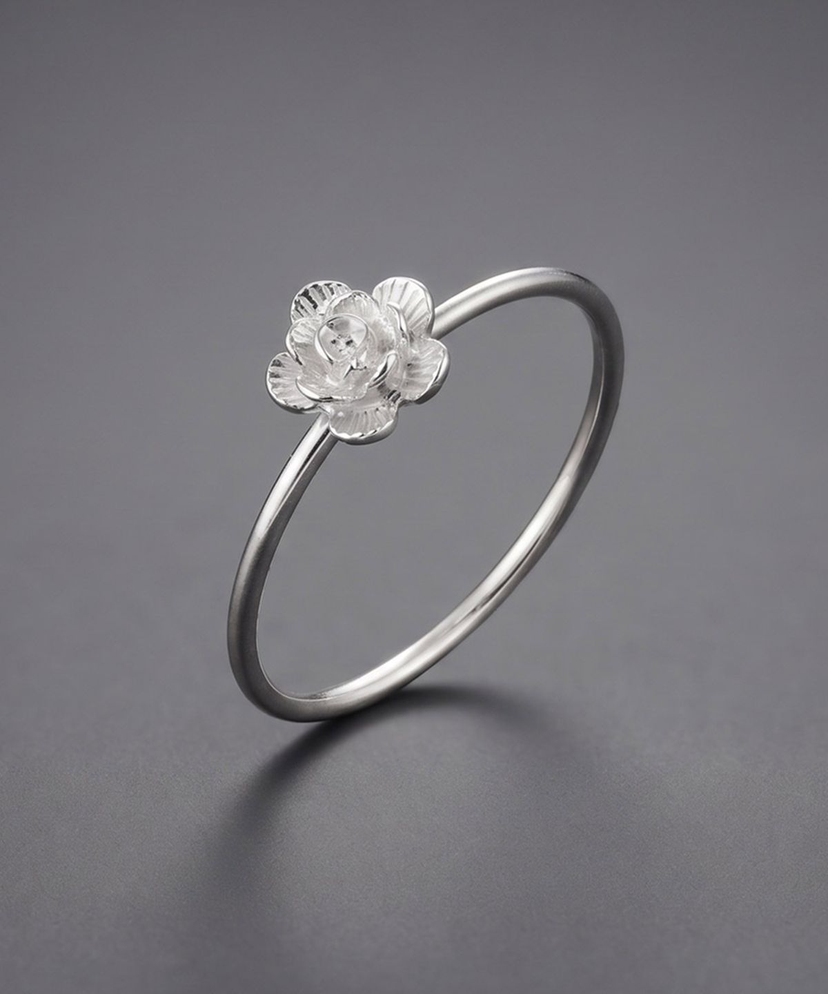 엘렌쥬얼리(HELENE JEWELRY) 실버 925 Silver 샤론 플라워 미스 링 은 실 반지