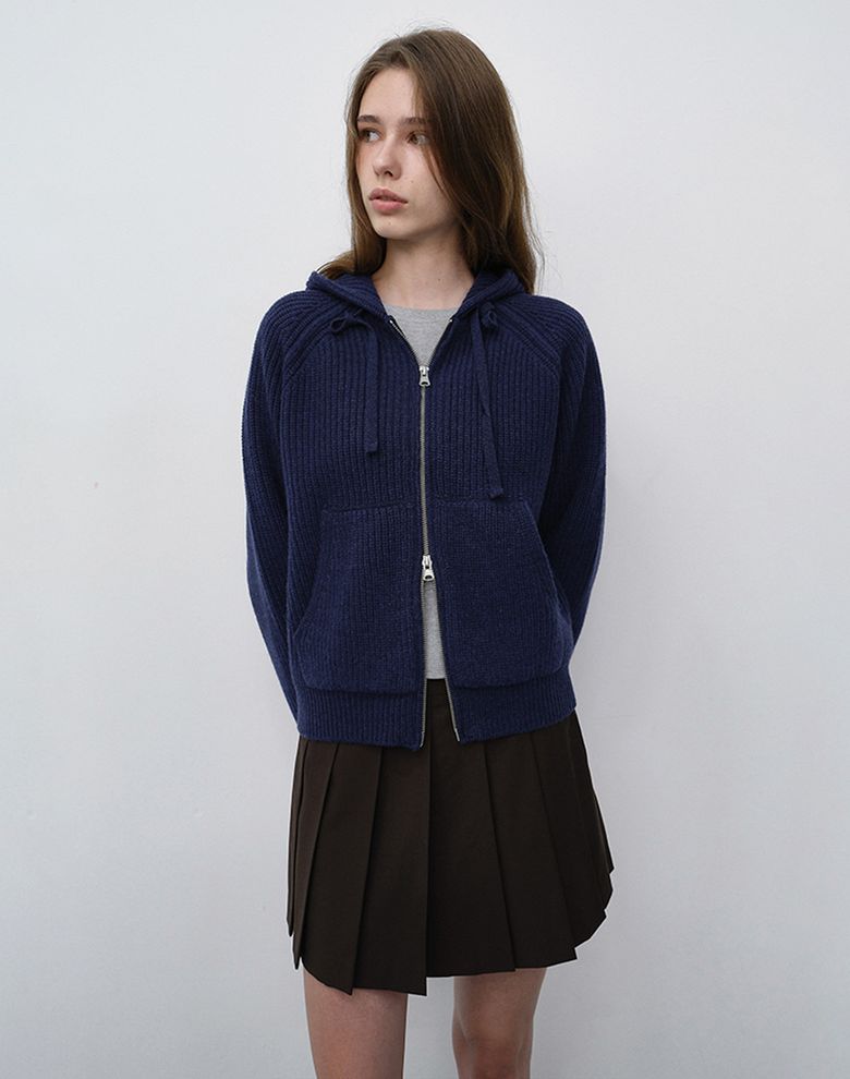 PLEATS MINI SKIRT_UDSK6C203_BROWN