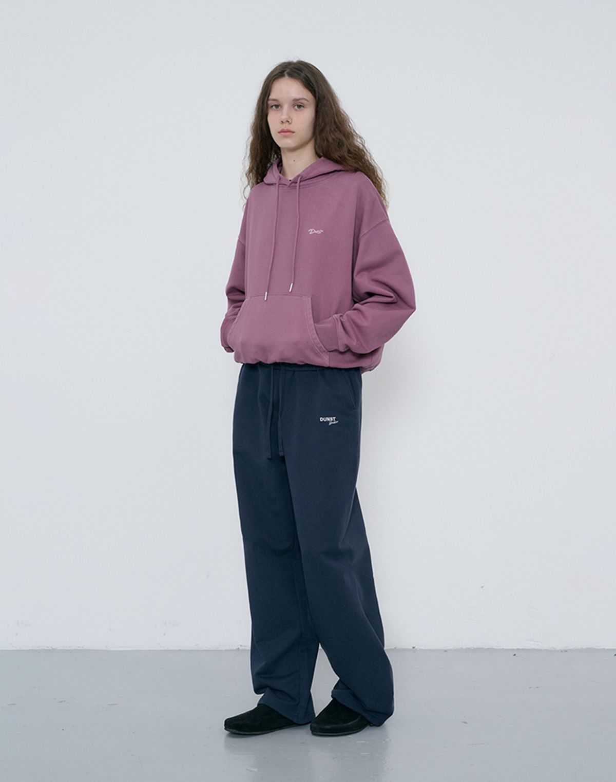던스트(DUNST) UNISEX STRAIGHT SWEATPANTS_UDPA6C101_FRENCH NAVY