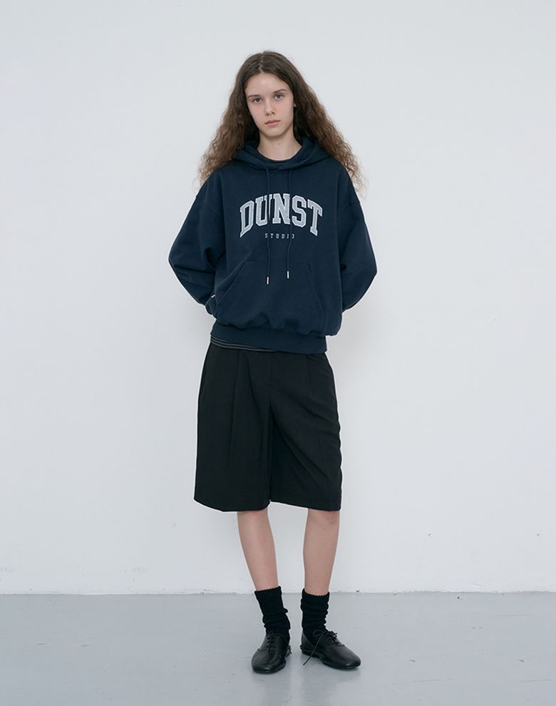 UNISEX ARCH LOGO HOODIE_UDTS6C111_FRENCH NAVY