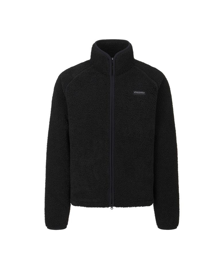 여성 테크플리스 하이넥 자켓 (BLACK)