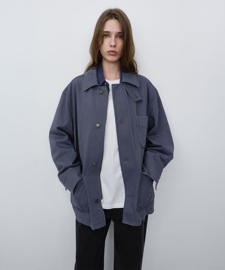 UNISEX CHORE JACKET_UDJA6C104_BLUE
