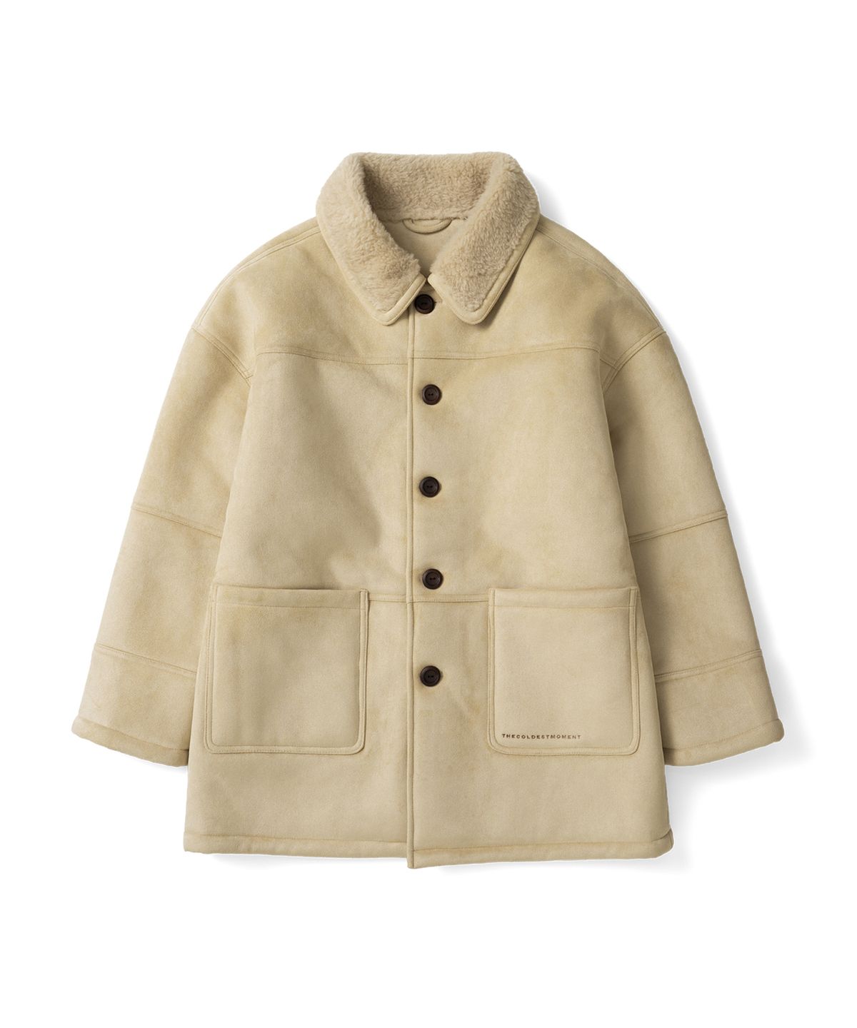 더콜디스트모먼트(THECOLDESTMOMENT) TCM half shearling coat (beige)