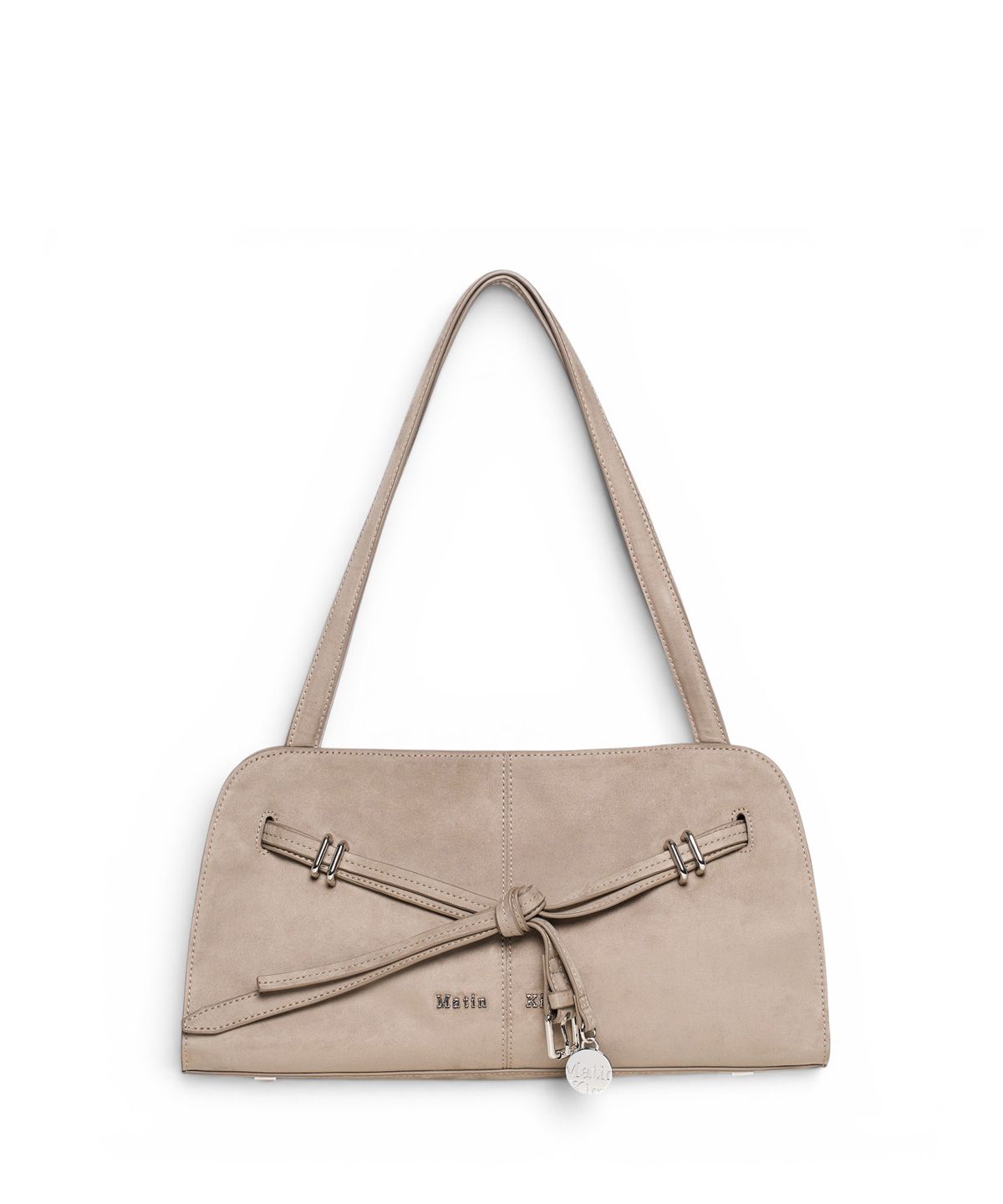 마뗑킴(MATIN KIM) DROP TAIL MELLOW SHOULDER BAG IN BEIGE