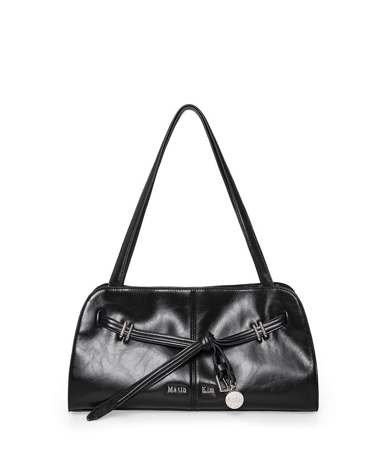 DROP TAIL MELLOW SHOULDER BAG IN BLACK