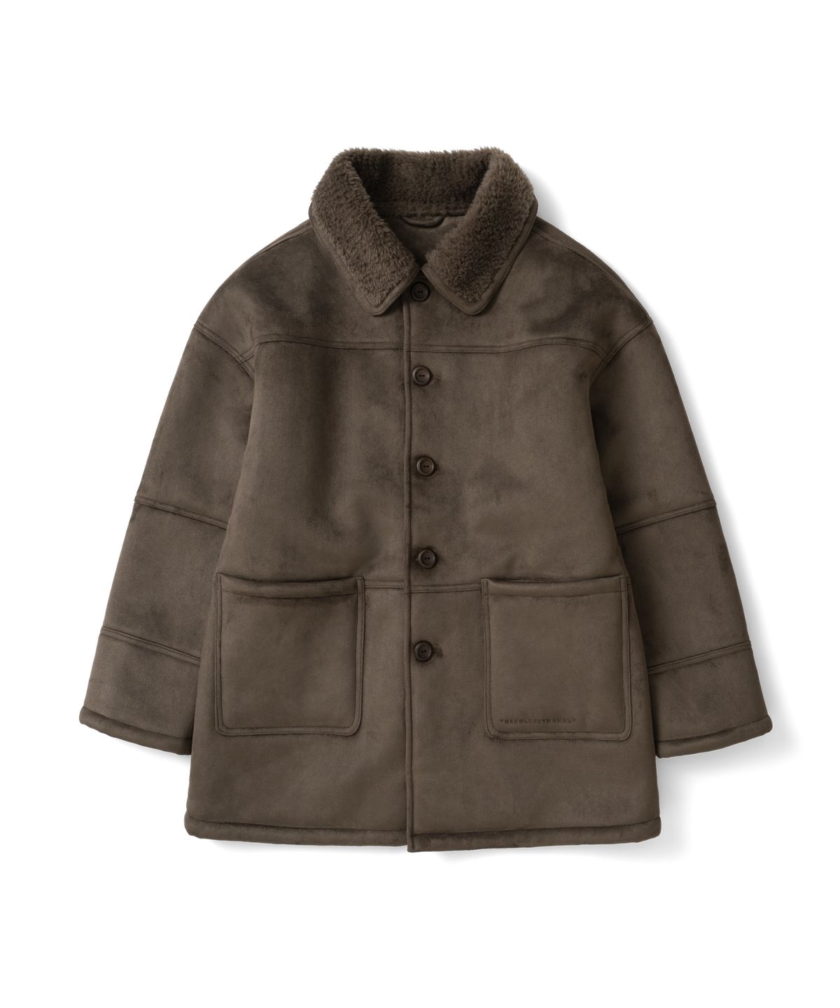 더콜디스트모먼트(THECOLDESTMOMENT) TCM half shearling coat (brown)