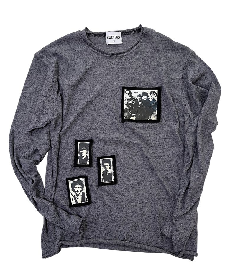 Riot Archive See-Thirough Knit (Dark melange gray)