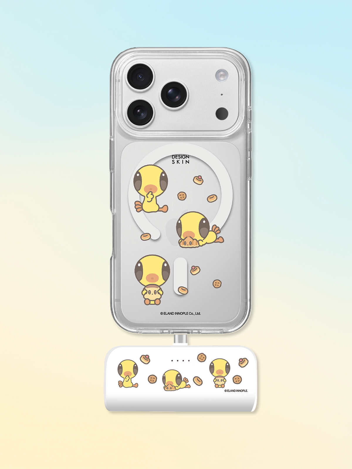 디자인스킨(DESIGNSKIN) [그래픽마켓] 도킹형 보조배터리 C타입-따개비루